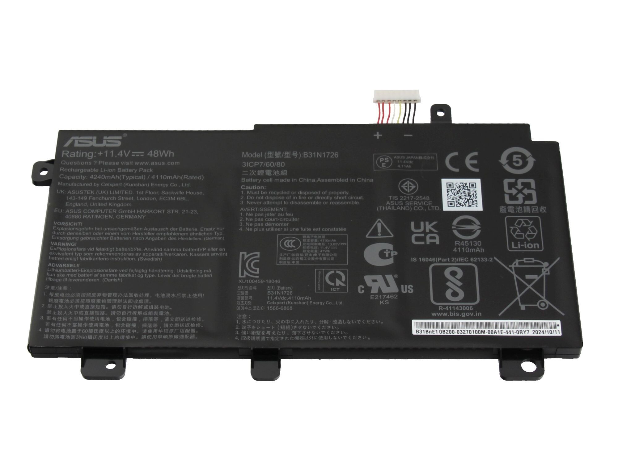 Asus Akku für TUF FX504GD 48Wh