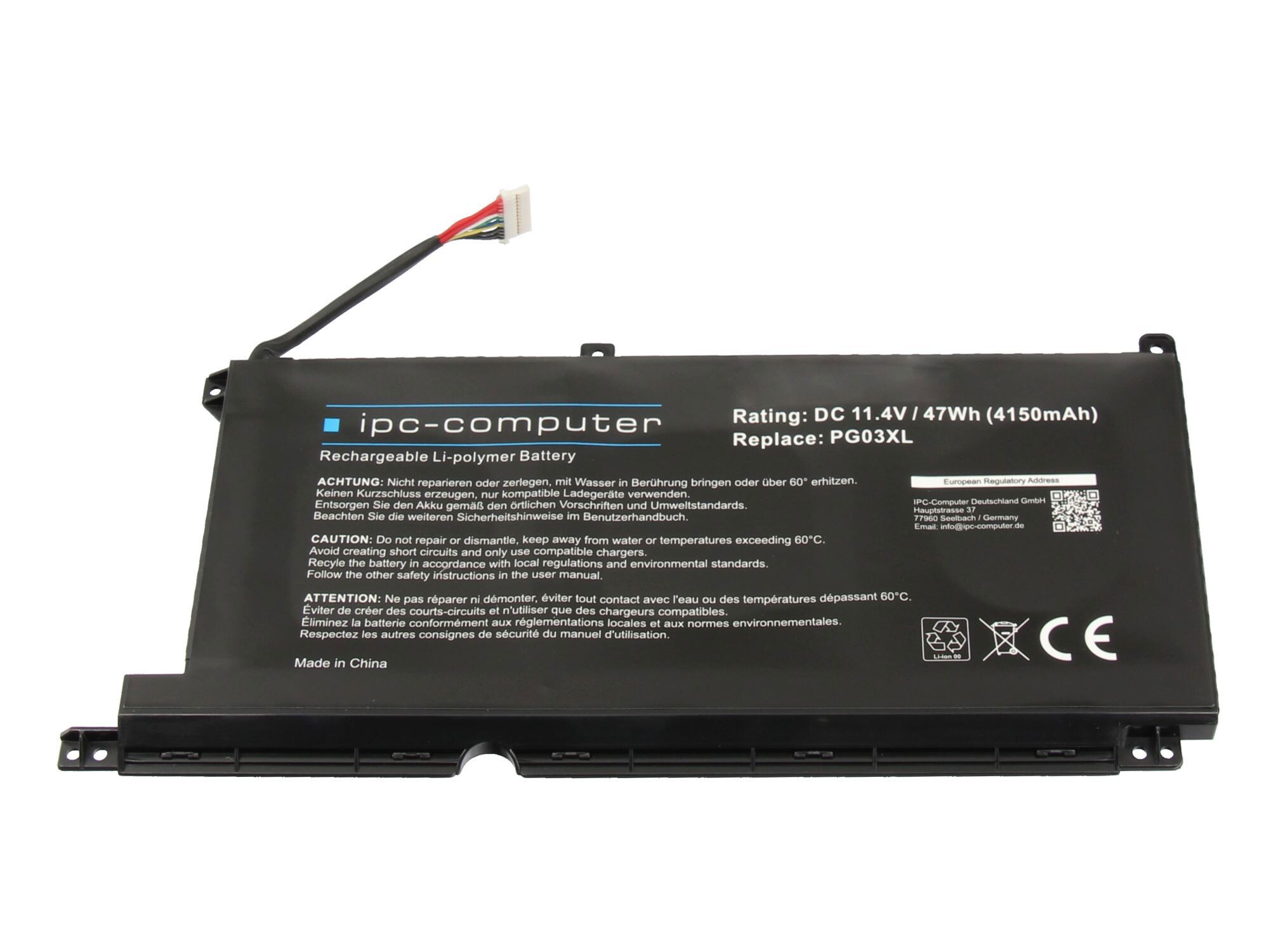 Akku für HP Envy 13-aq1600