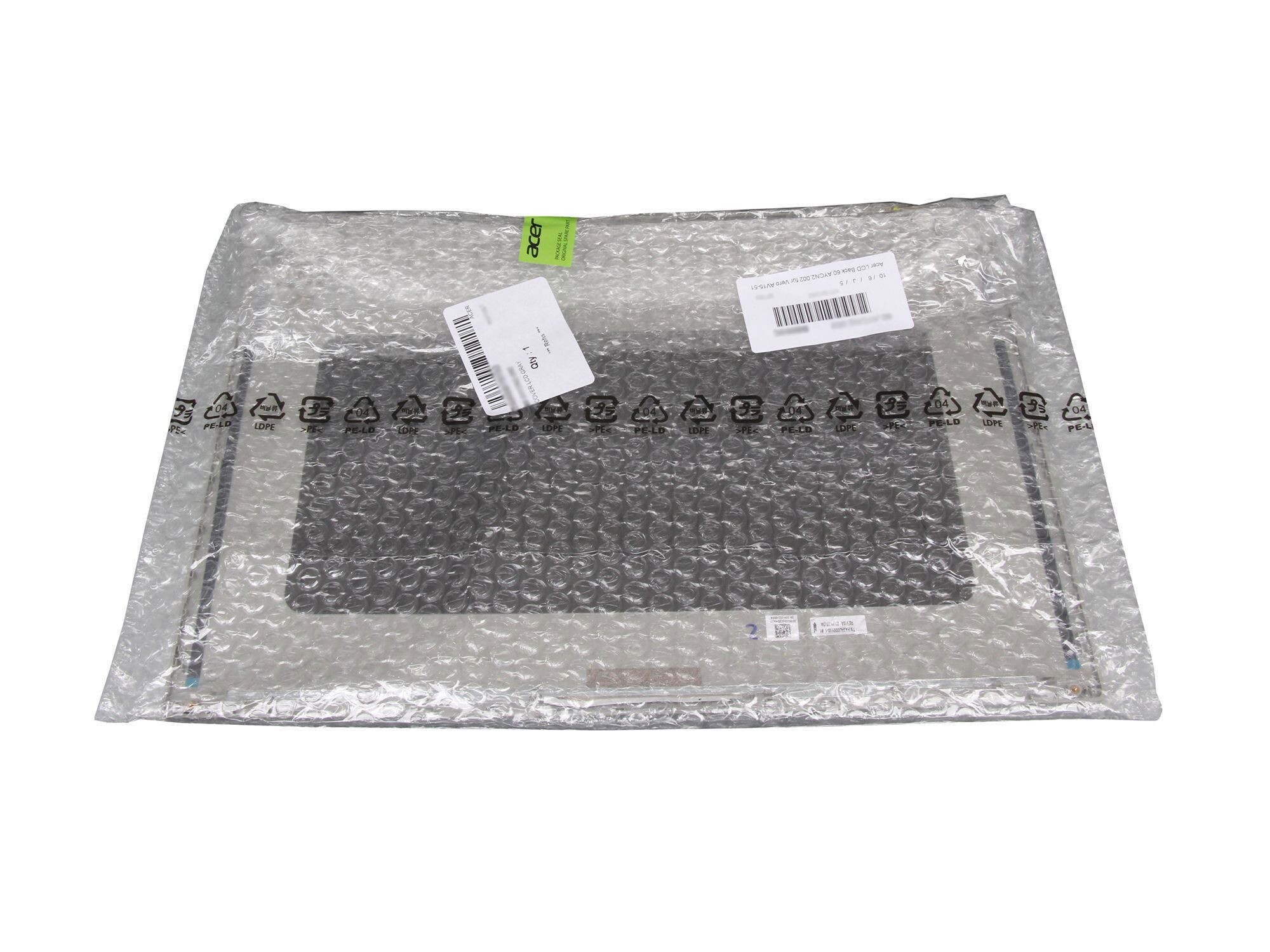 Acer Aspire Vero 15 (AV15-51) original Displaydeckel 39,6cm (15,6 Zoll) grau