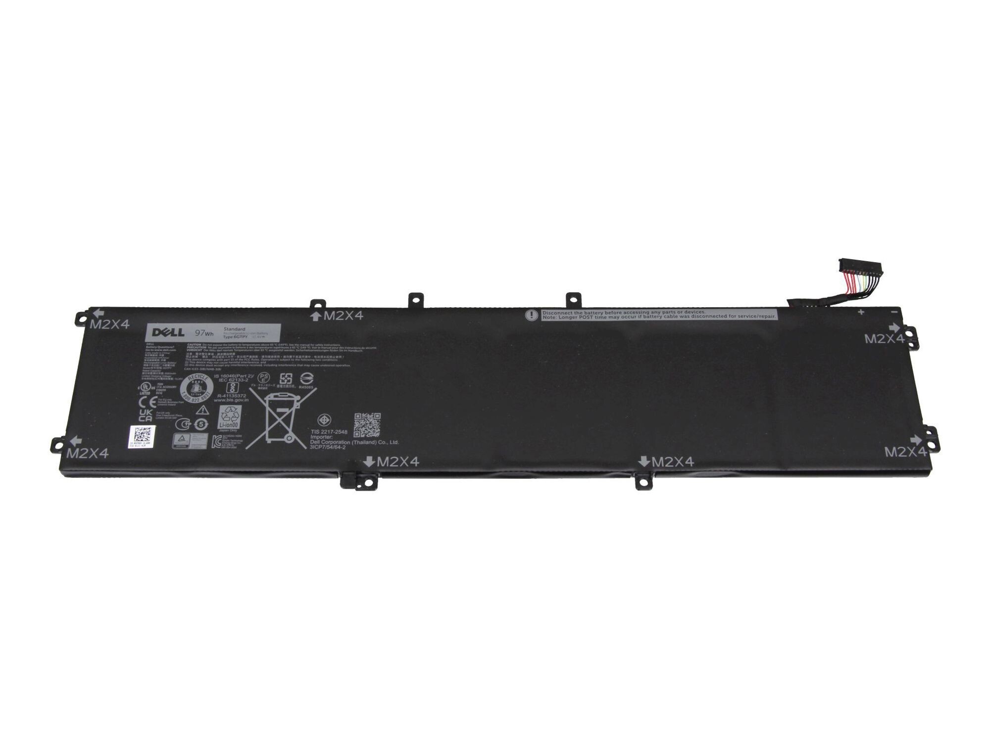 Dell Akku für Precision 15 (5530) 97Wh 6-Zellen (GPM03/6GTPY)