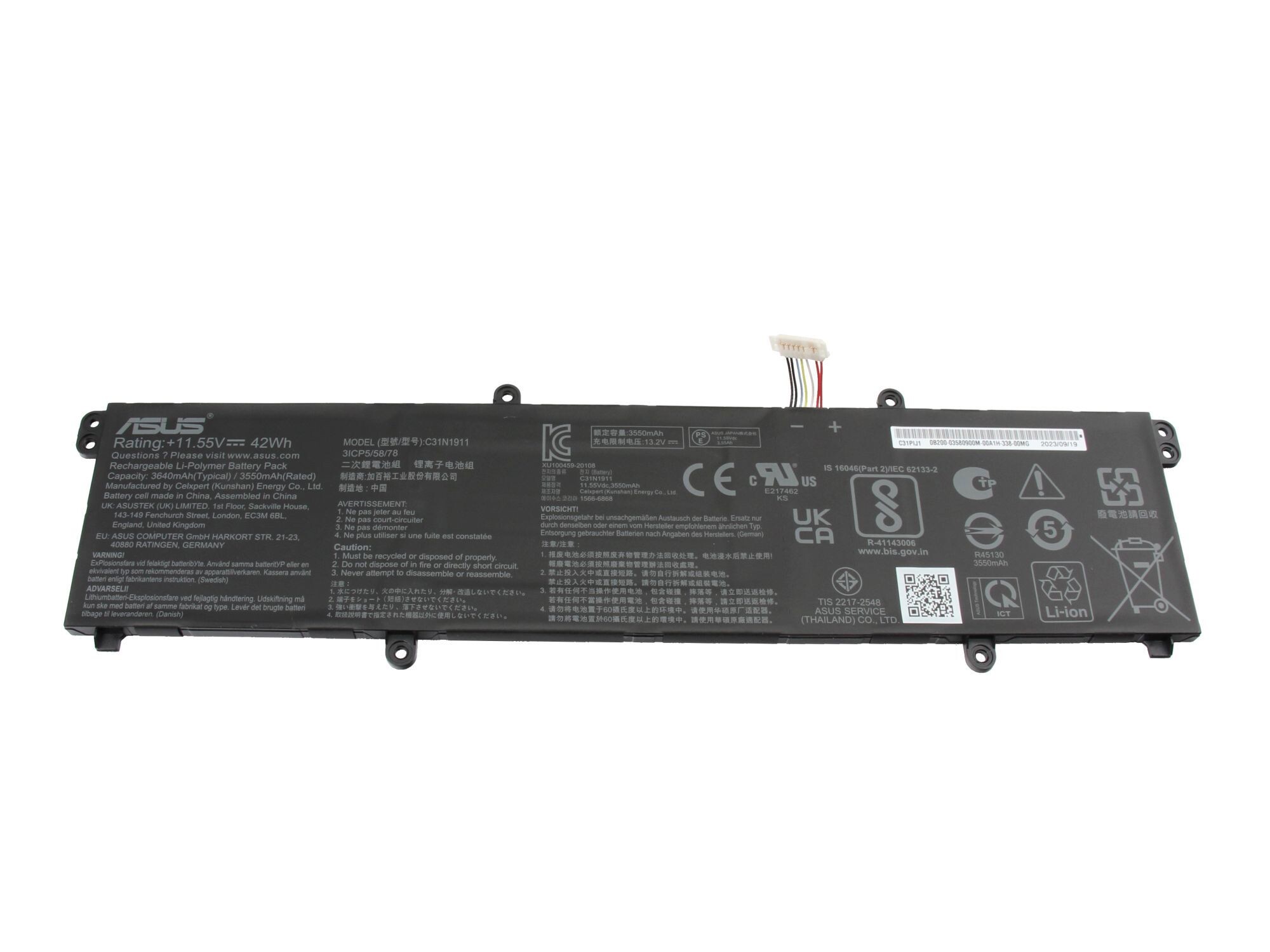B31N1911 Asus Akku 42Wh