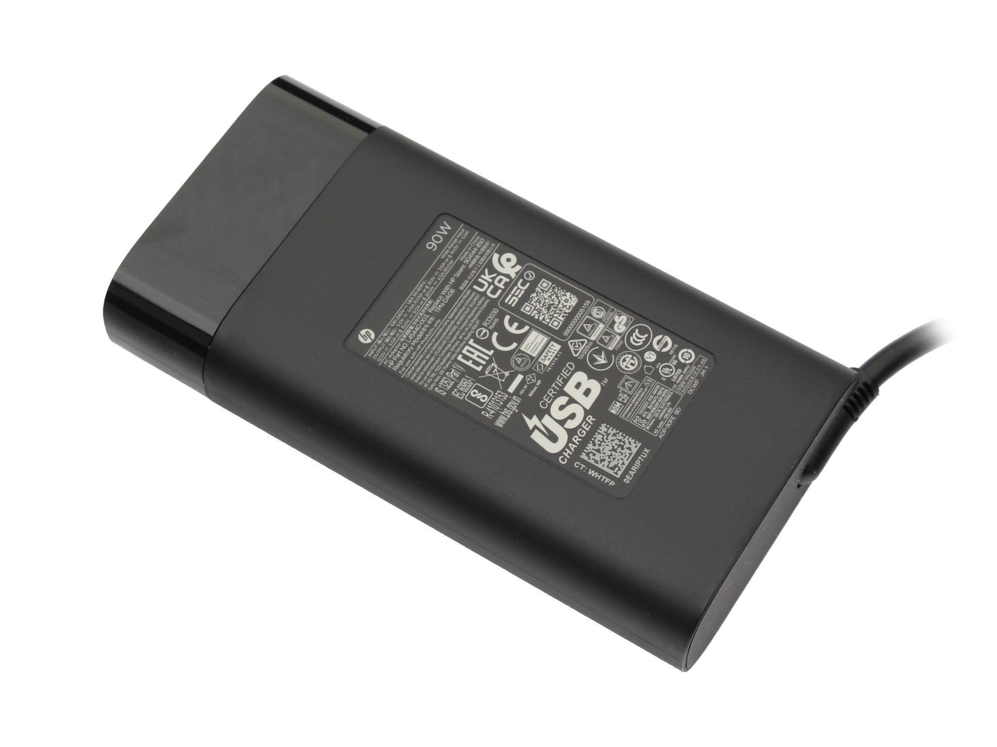 HP EliteBook 1040 G4 original chargeur USB-C 90 watts mince