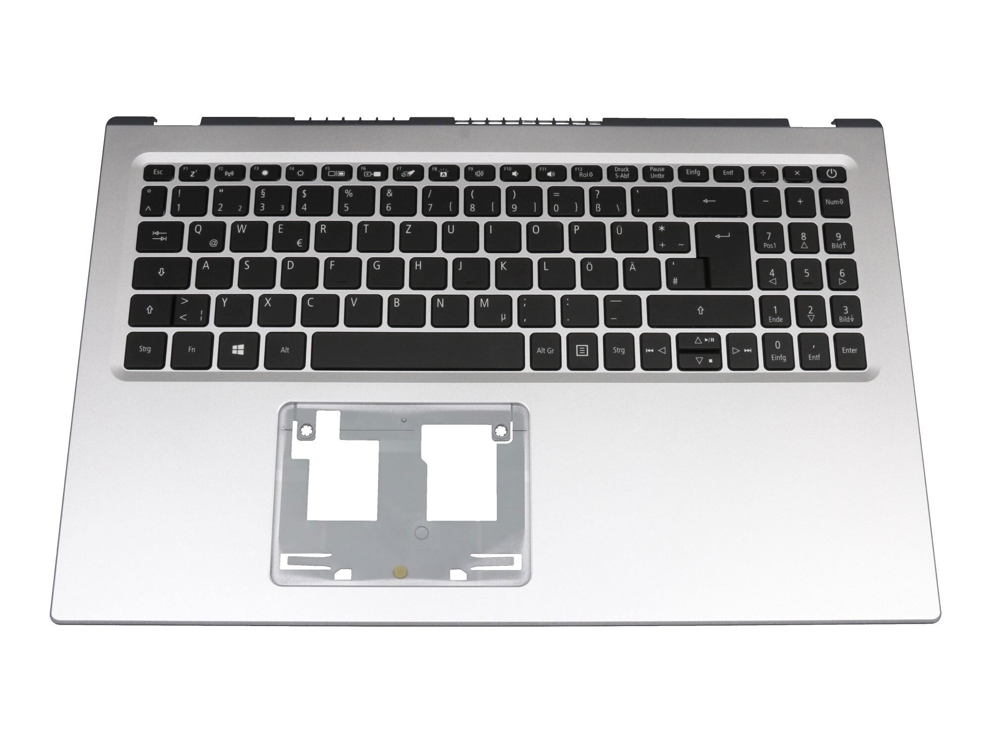 Acer Aspire 5 (A515-56) original Tastatur inkl. Topcase DE (deutsch) schwarz/silber mit Backlight