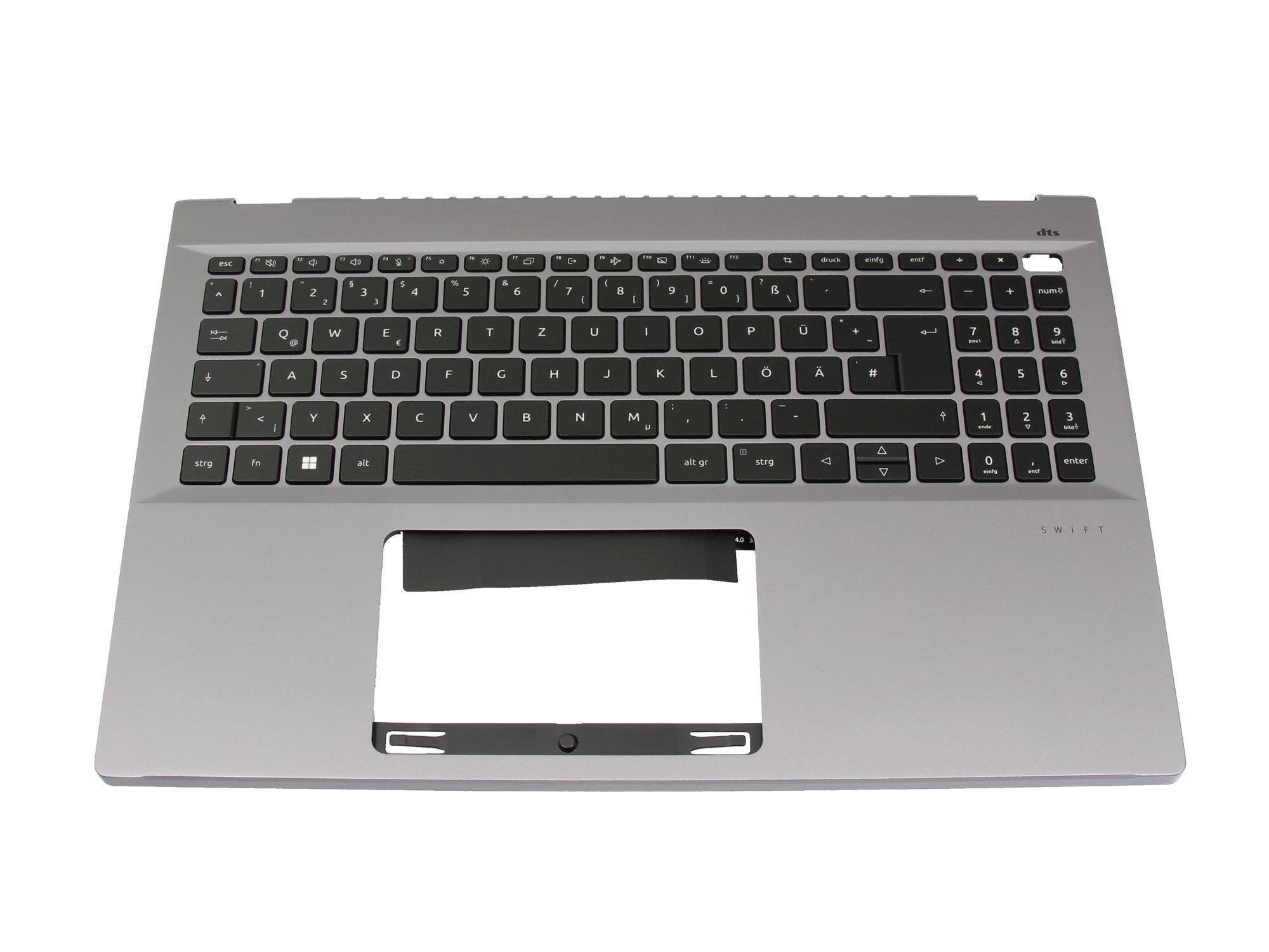 Acer Swift Go 16 (SFG16-71) original Tastatur inkl. Topcase DE (deutsch) schwarz/silber mit Backlight
