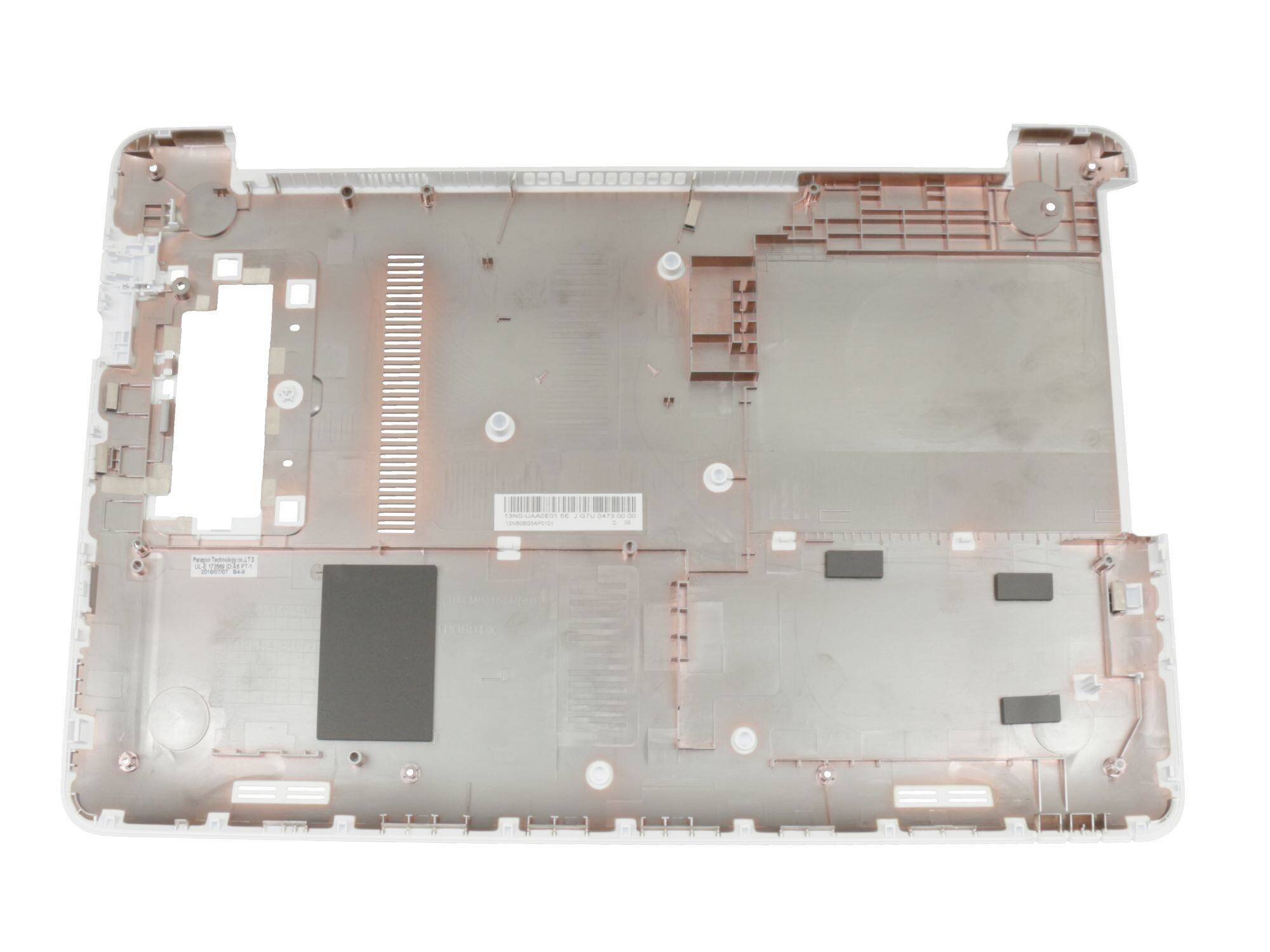 Asus R558UR original Gehäuse Unterseite weiß