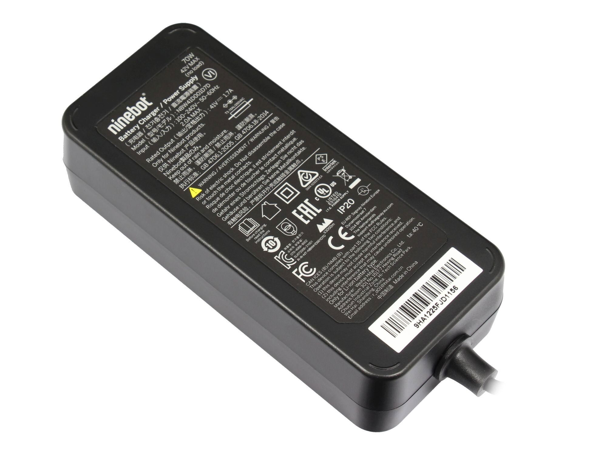 NBW41D001D7D Segway Netzteil 70,0 Watt