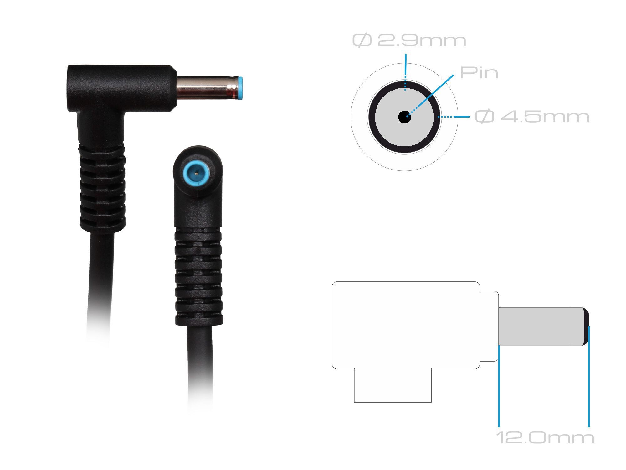 HP Netzteil für Pavilion X360 15-dq1000 45,0 Watt