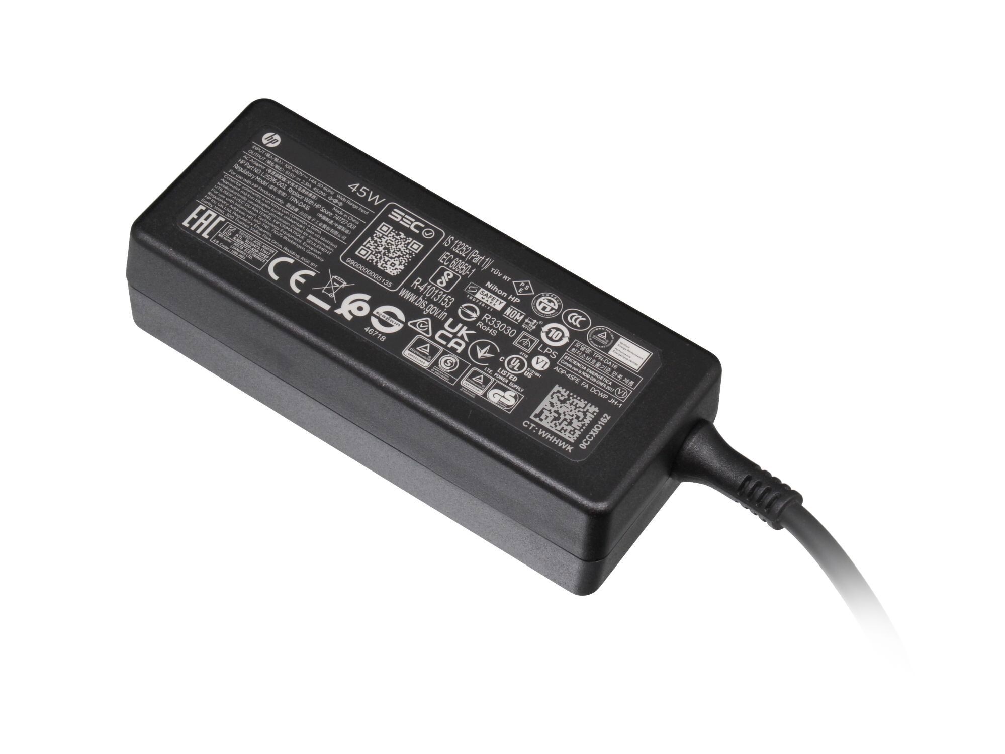 HP Netzteil für Pavilion X360 15-dq1000 45,0 Watt