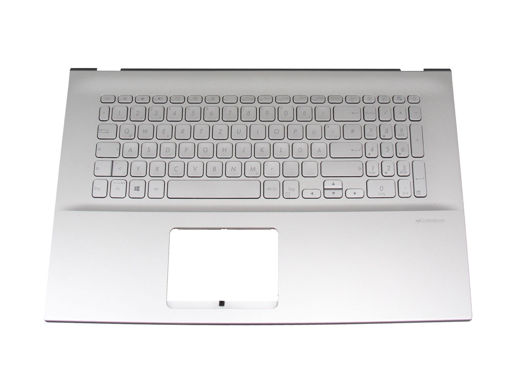 Asus VivoBook 17 S712EA original Tastatur inkl. Topcase DE (deutsch) silber/silber