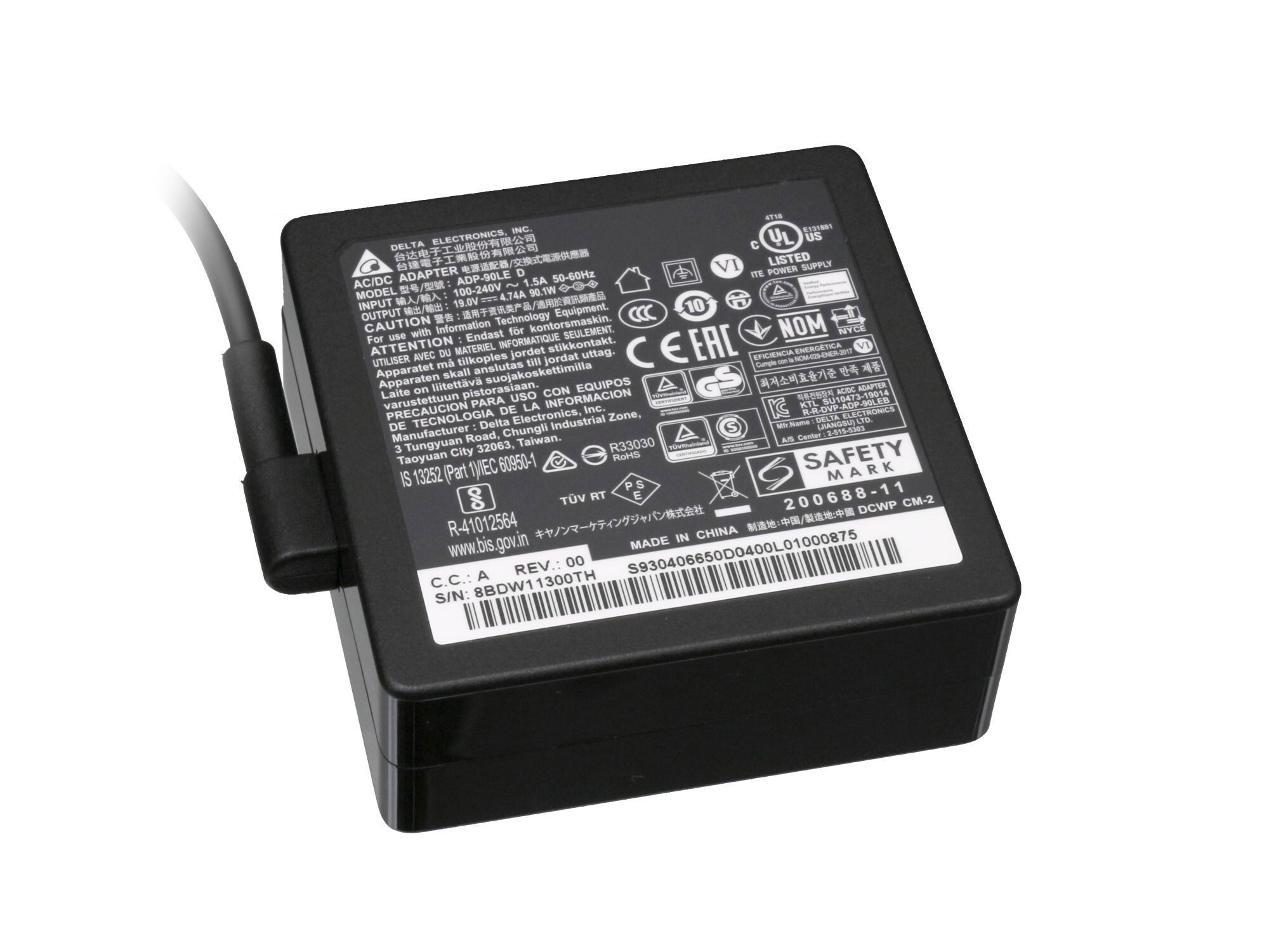 MSI Modern 15 H AI C1 C1MOG (MS-15H5) original chargeur 90 watts