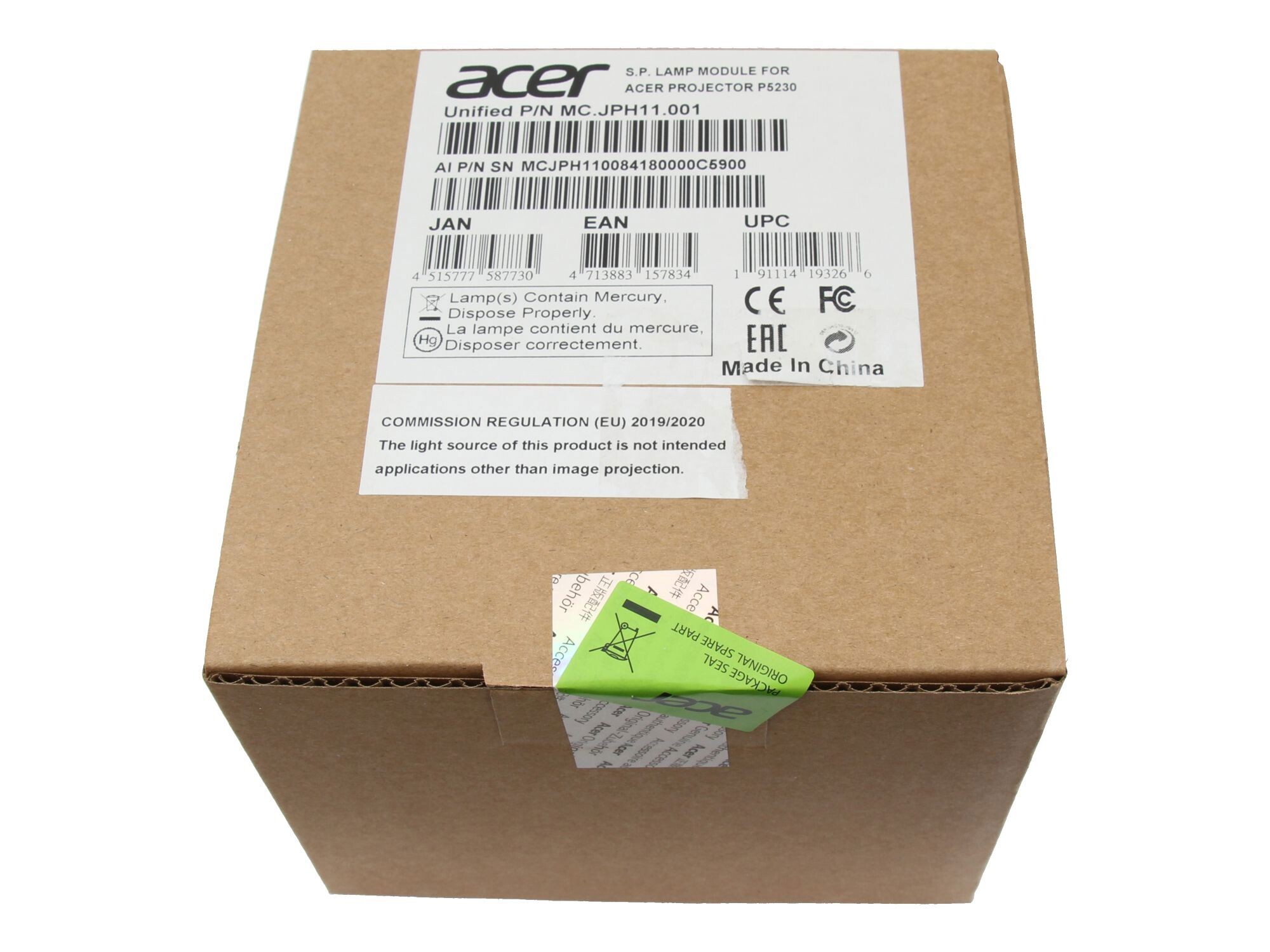 Acer P5530I original Beamerlampe DLP (240 Watt)