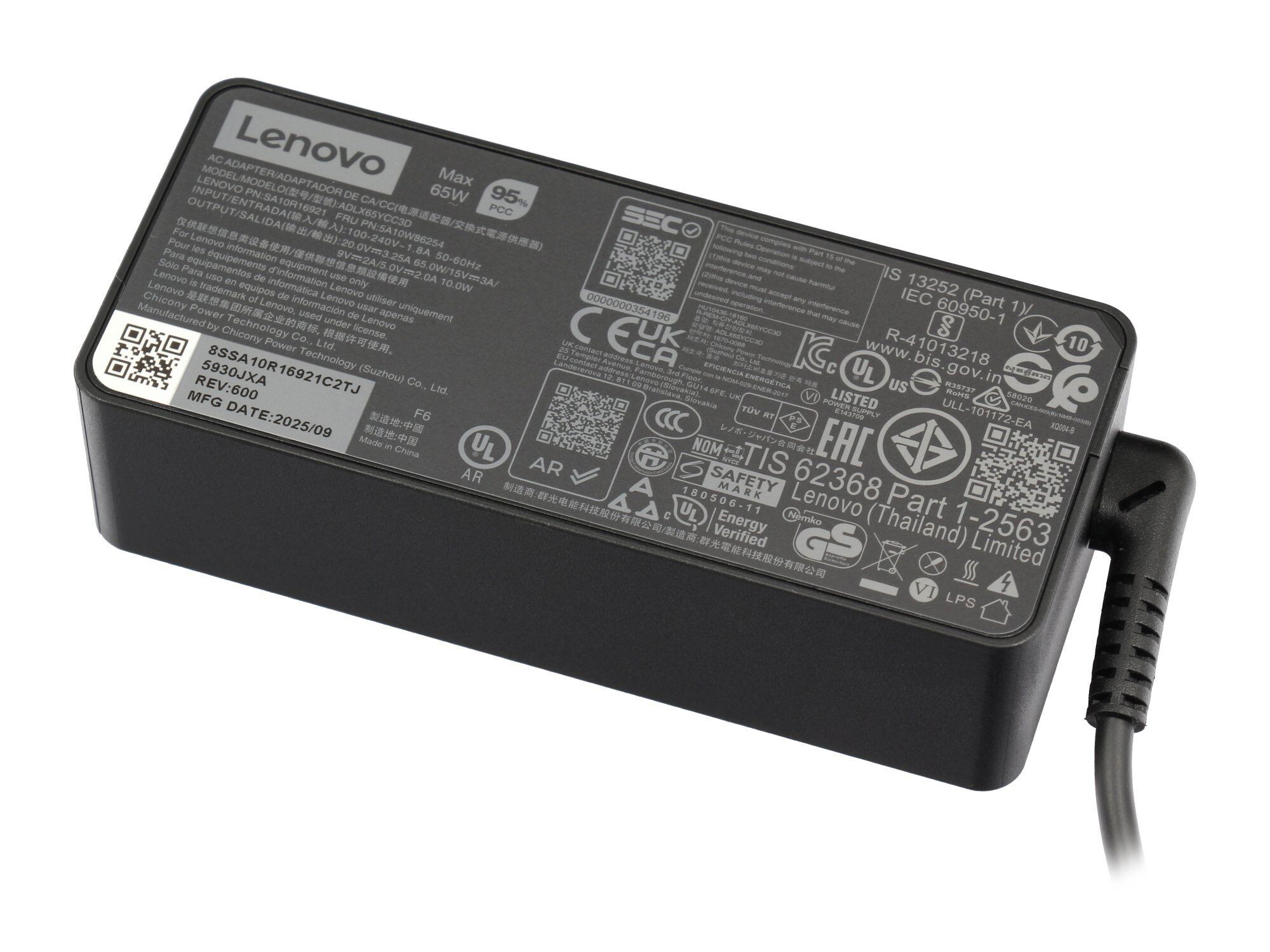 Lenovo USB-C Netzteil für Yoga 730-13IKB (81CT) 65,0 Watt