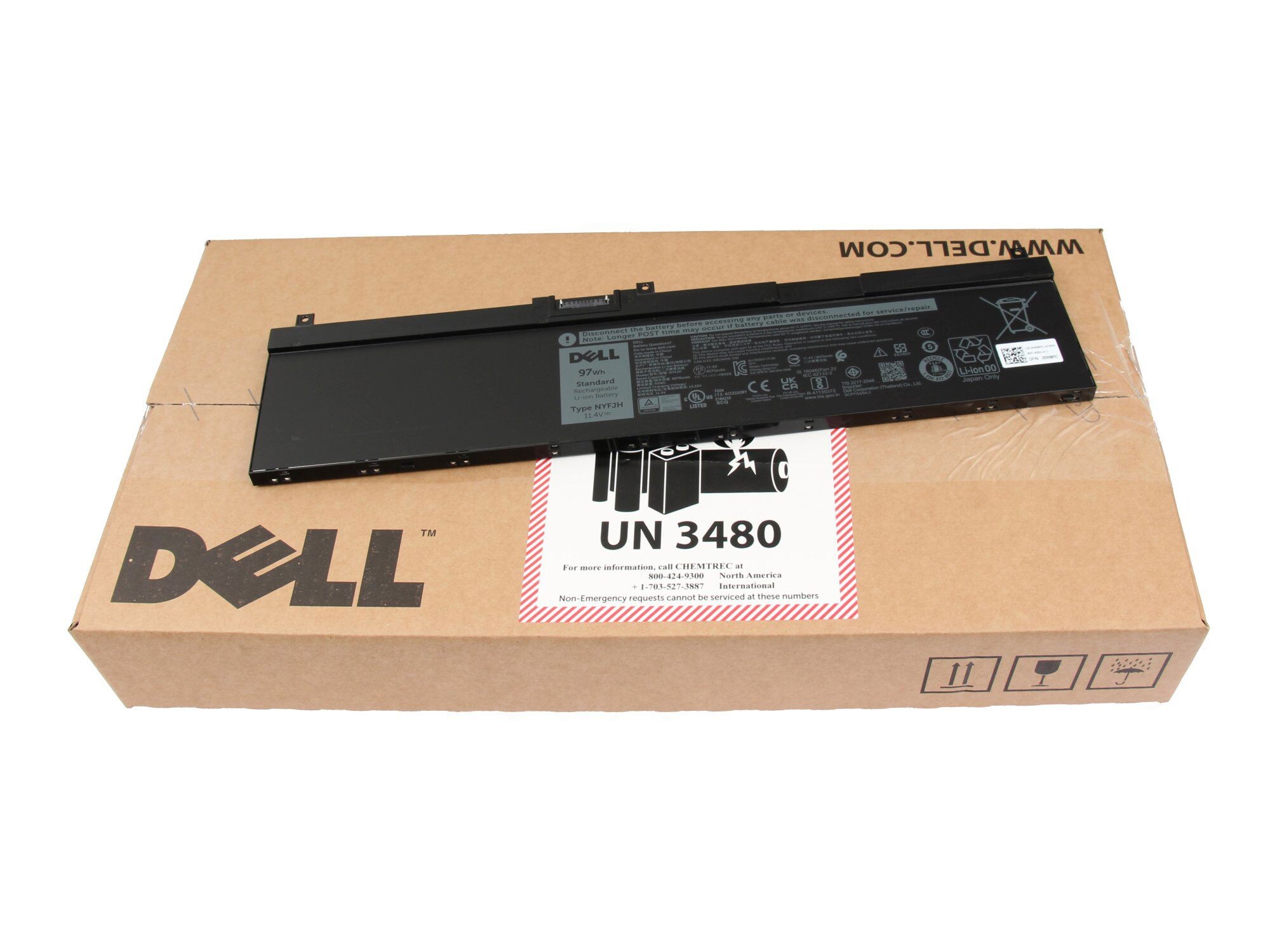 Dell Akku für Precision 15 (7530) 97Wh (11.4V)