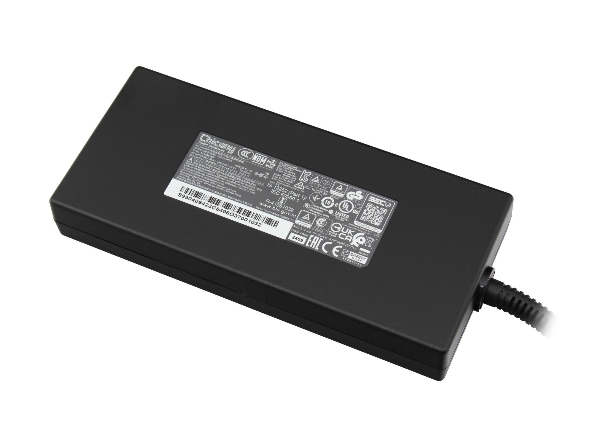MSI Netzteil für Bravo 15 C7VFK/C7VFKP (MS-158N) 240,0 Watt