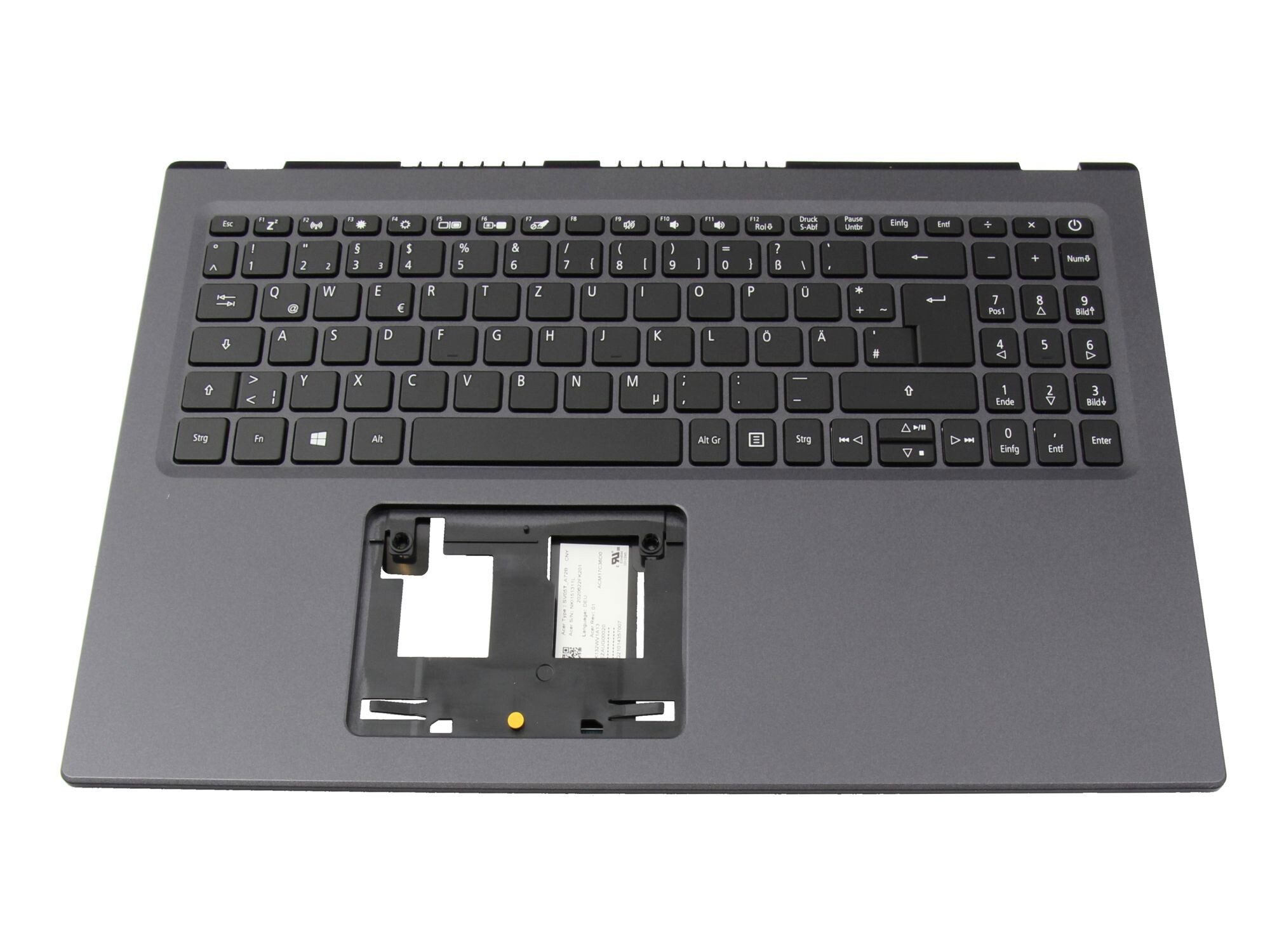 Acer Aspire 5 (A515-56) original Tastatur inkl. Topcase DE (deutsch) schwarz/schwarz