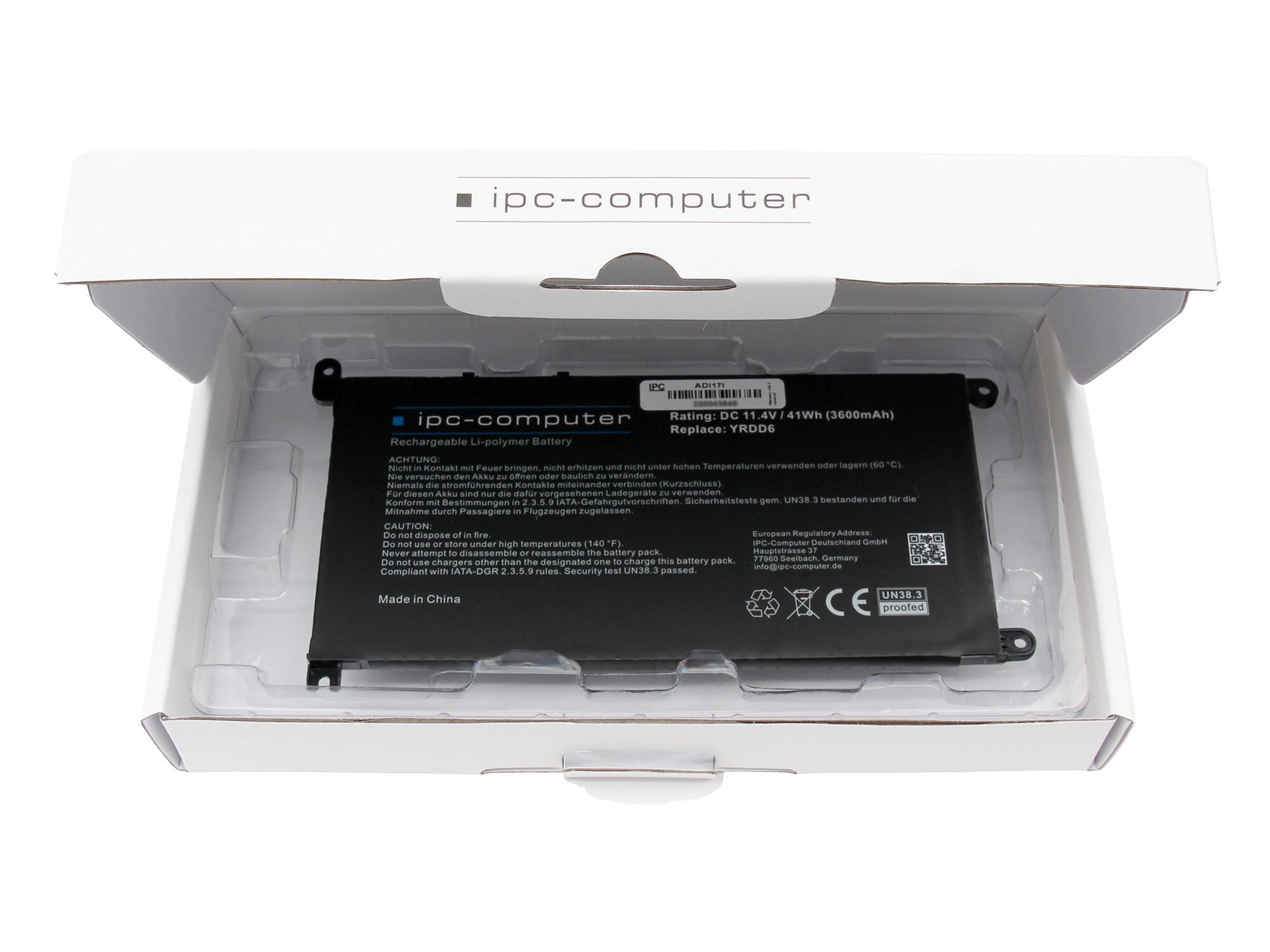 OWJPC4 Akku 41Wh für Dell