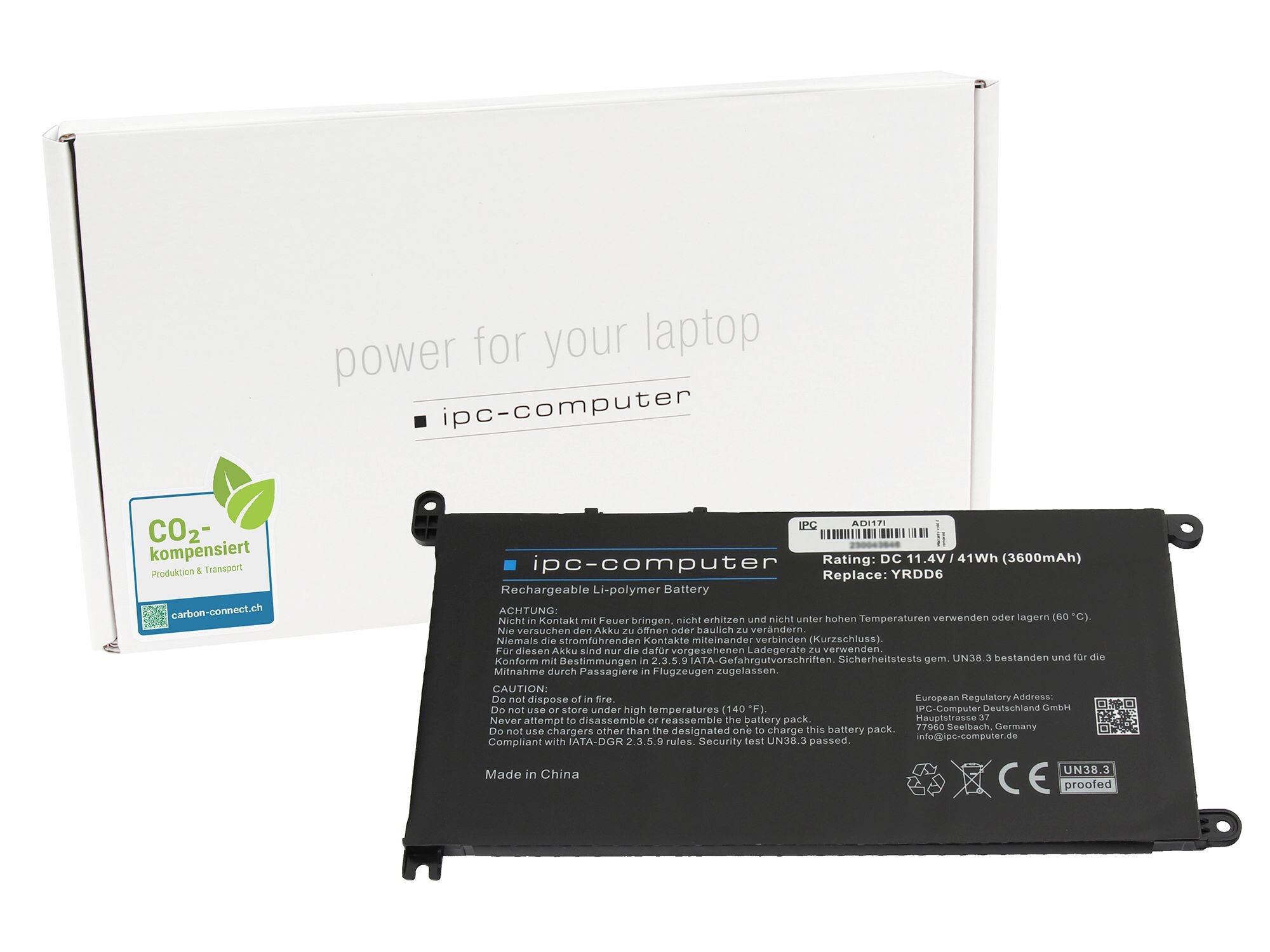 OWJPC4 Akku 41Wh für Dell