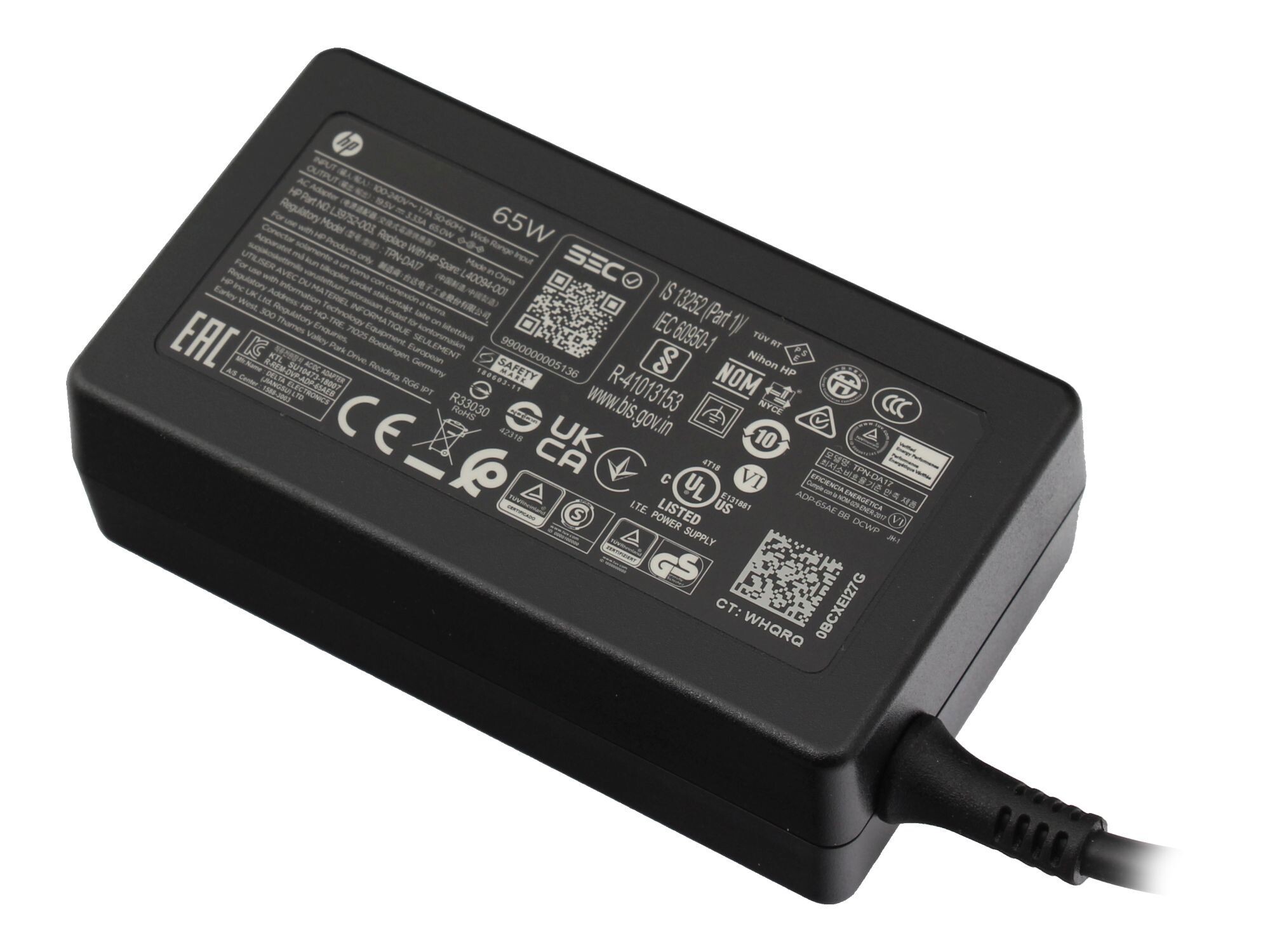 HP Compaq nc8430 Business original chargeur 65 watts construction normale 19,5V