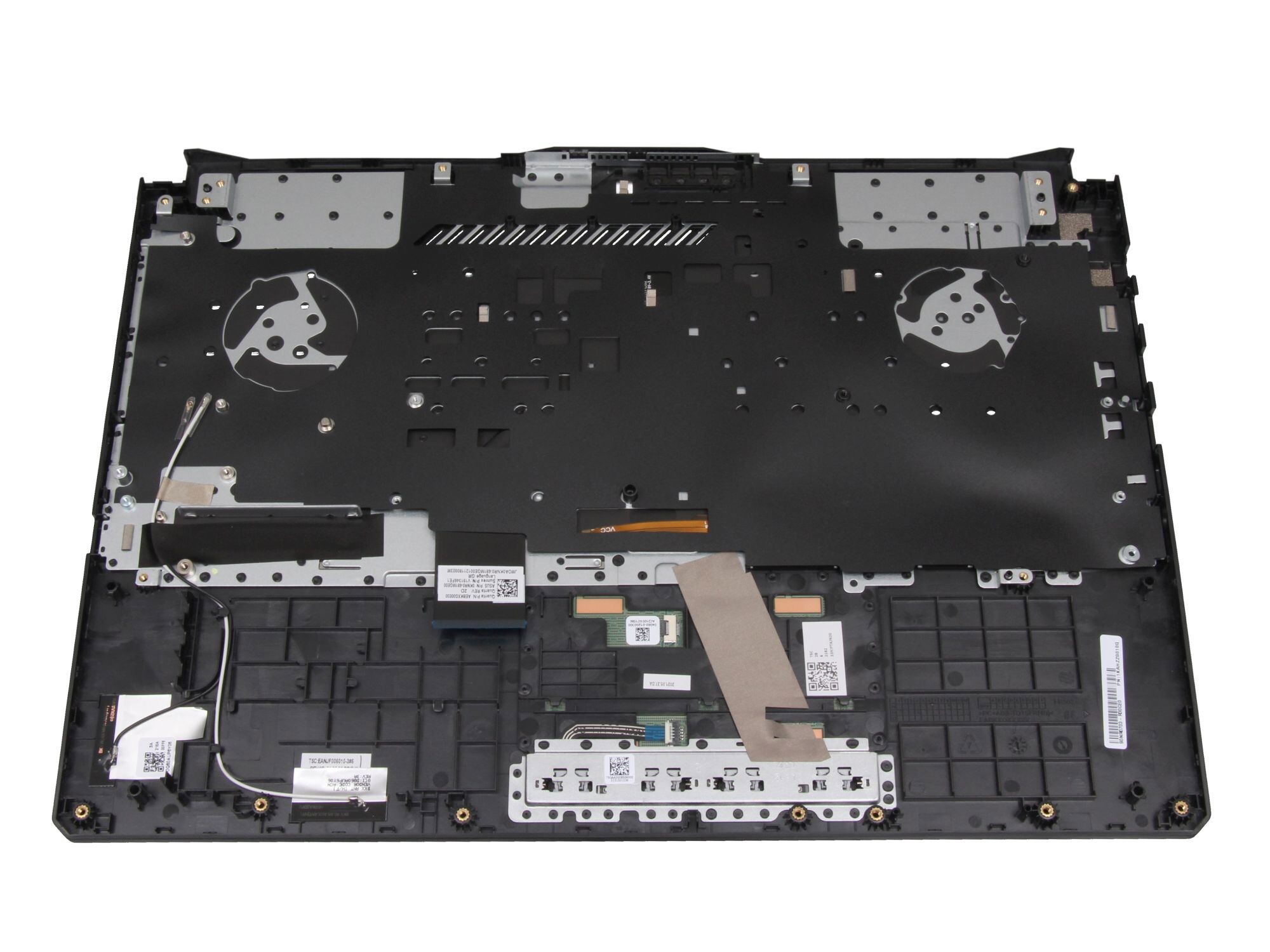 Asus TUF A15 FA506IC original Tastatur inkl. Topcase DE (deutsch) schwarz/transparent/schwarz mit Backlight