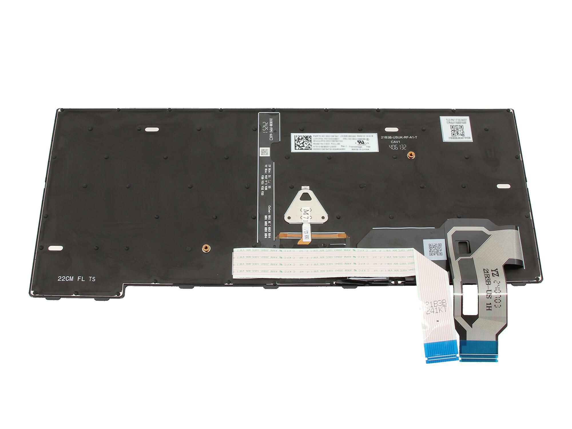 Lenovo ThinkPad L14 Gen 4 (21H1/21H2) original Tastatur US (englisch) schwarz/schwarz mit Backlight und Mouse-Stick