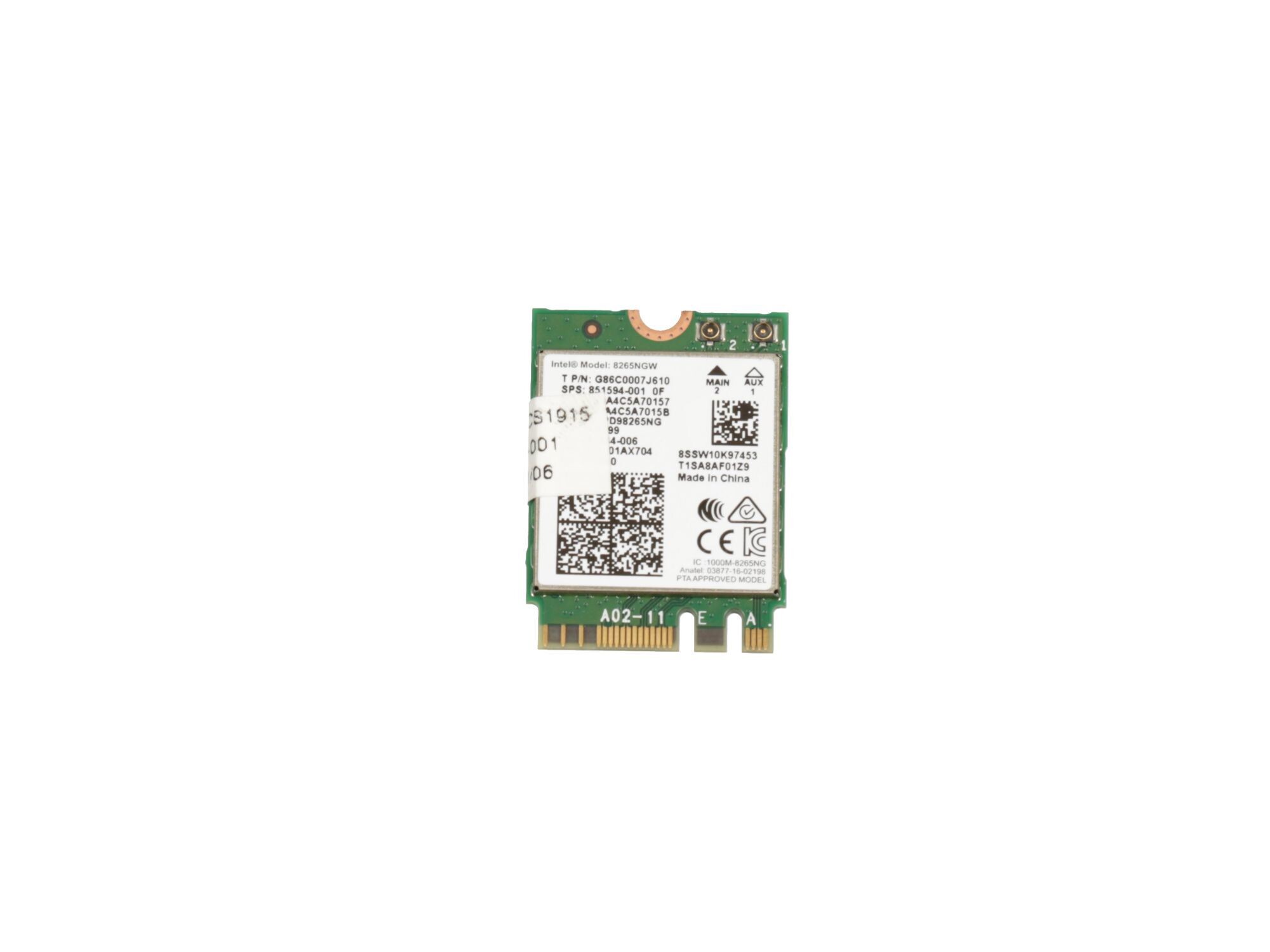 Lenovo Yoga 730-13IKB (81CT) original WLAN/Bluetooth Karte