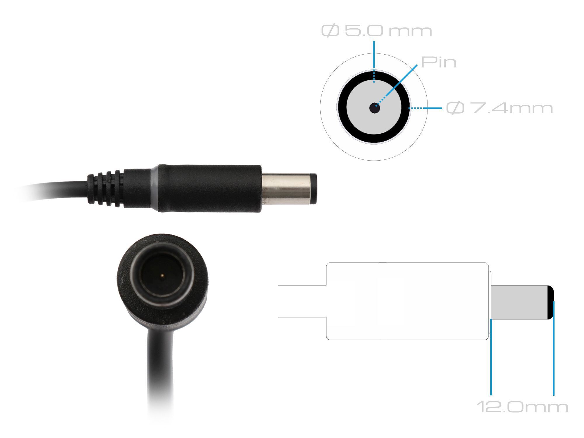 Dell Inspiron 15 (3521) original chargeur 65 watts mince