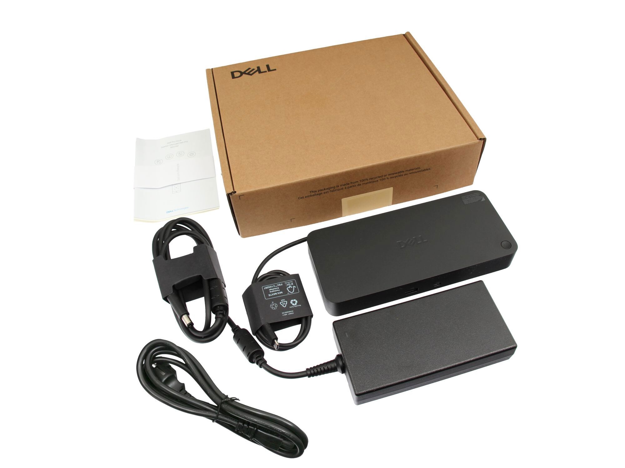 DELL-WD25Z Dell Pro Dock WD25Z USB-C 3 Port Replikator inkl. 180W Netzteil