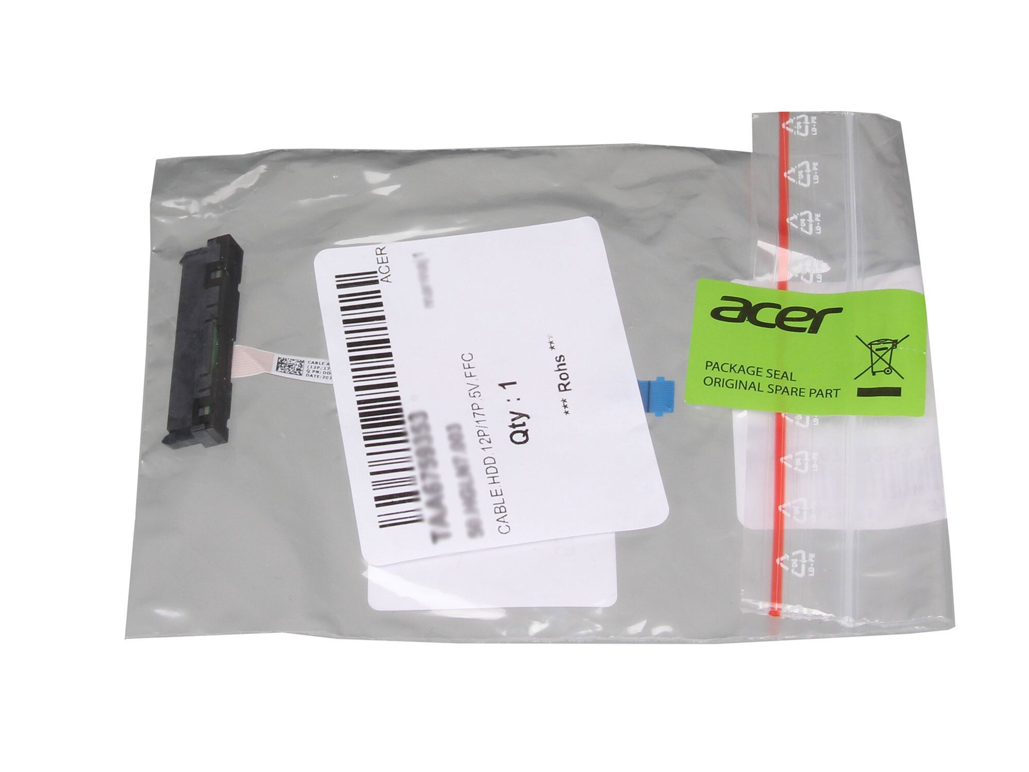 Acer 1MI5ZZZ015F Original Festplatten-Adapter für den 1. Festplatten Schacht