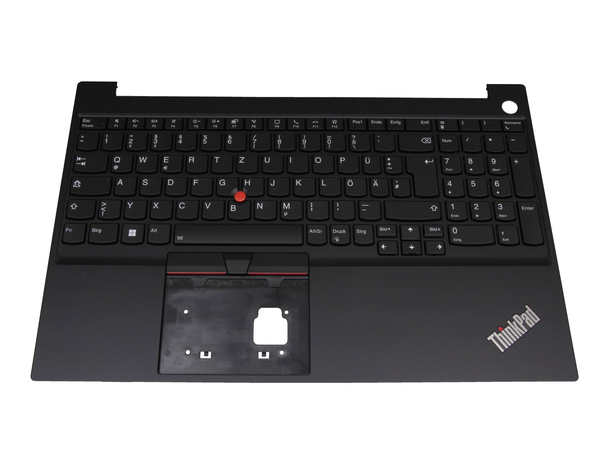Lenovo ThinkPad E15 Gen 4 (21E6/21E7) original Tastatur inkl. Topcase DE (deutsch) schwarz/schwarz mit Backlight und Mouse-Stick