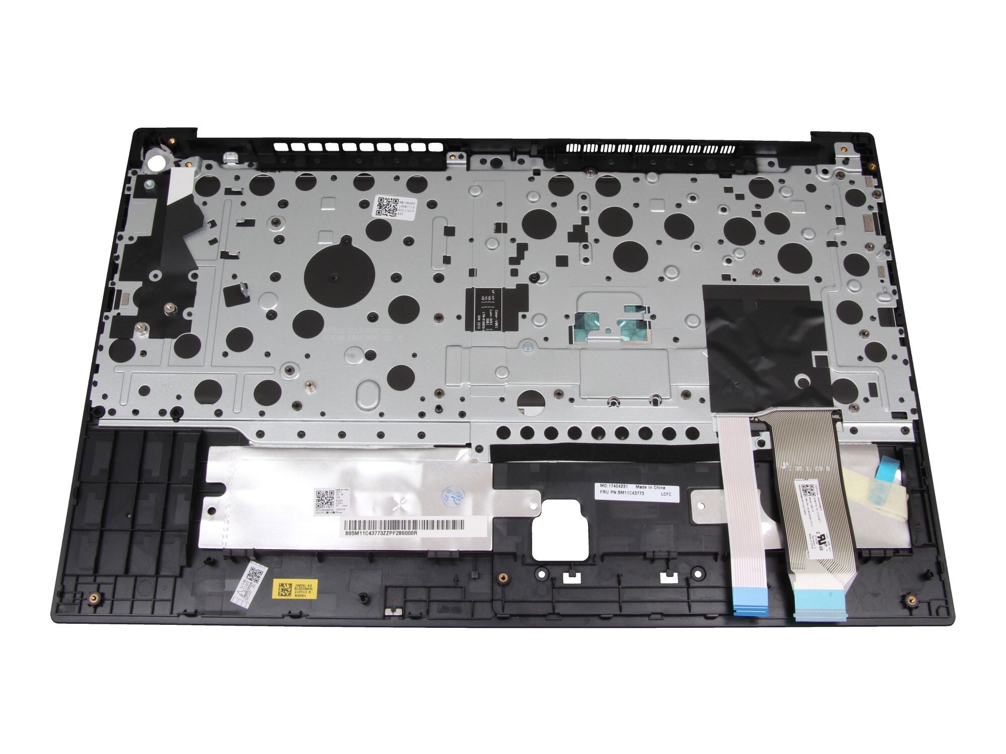 Lenovo ThinkPad E15 Gen 4 (21E6/21E7) original Tastatur inkl. Topcase DE (deutsch) schwarz/schwarz mit Backlight und Mouse-Stick