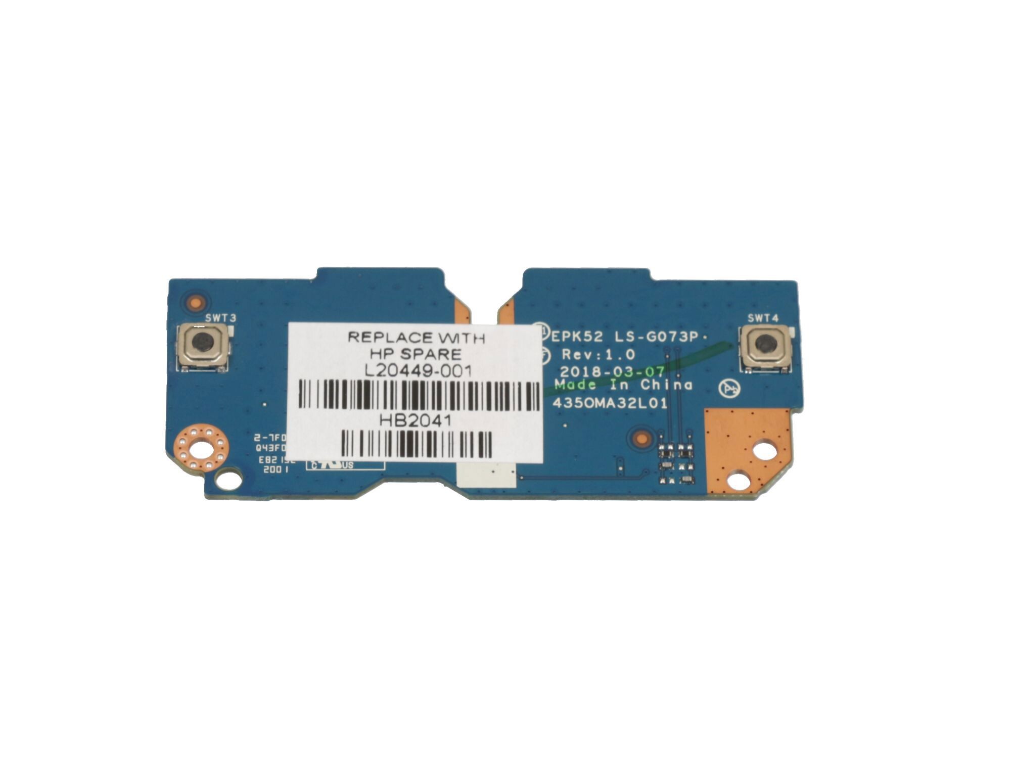 HP 15-da2000 original Touchpad Board