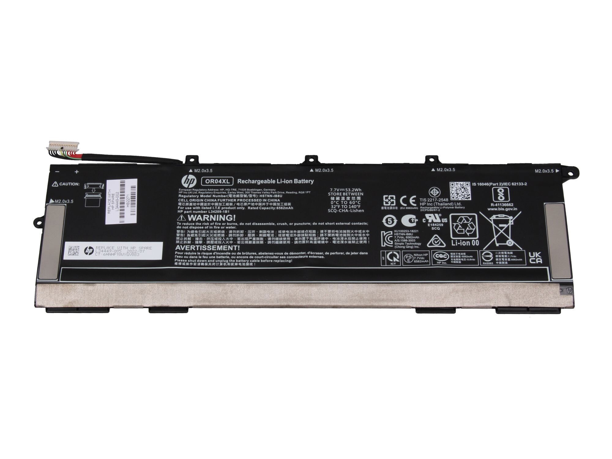 Chargeur Secteur 65W USB-C Pour HP EliteBook X360 830 G6 - Alimentation Originale Compatible
