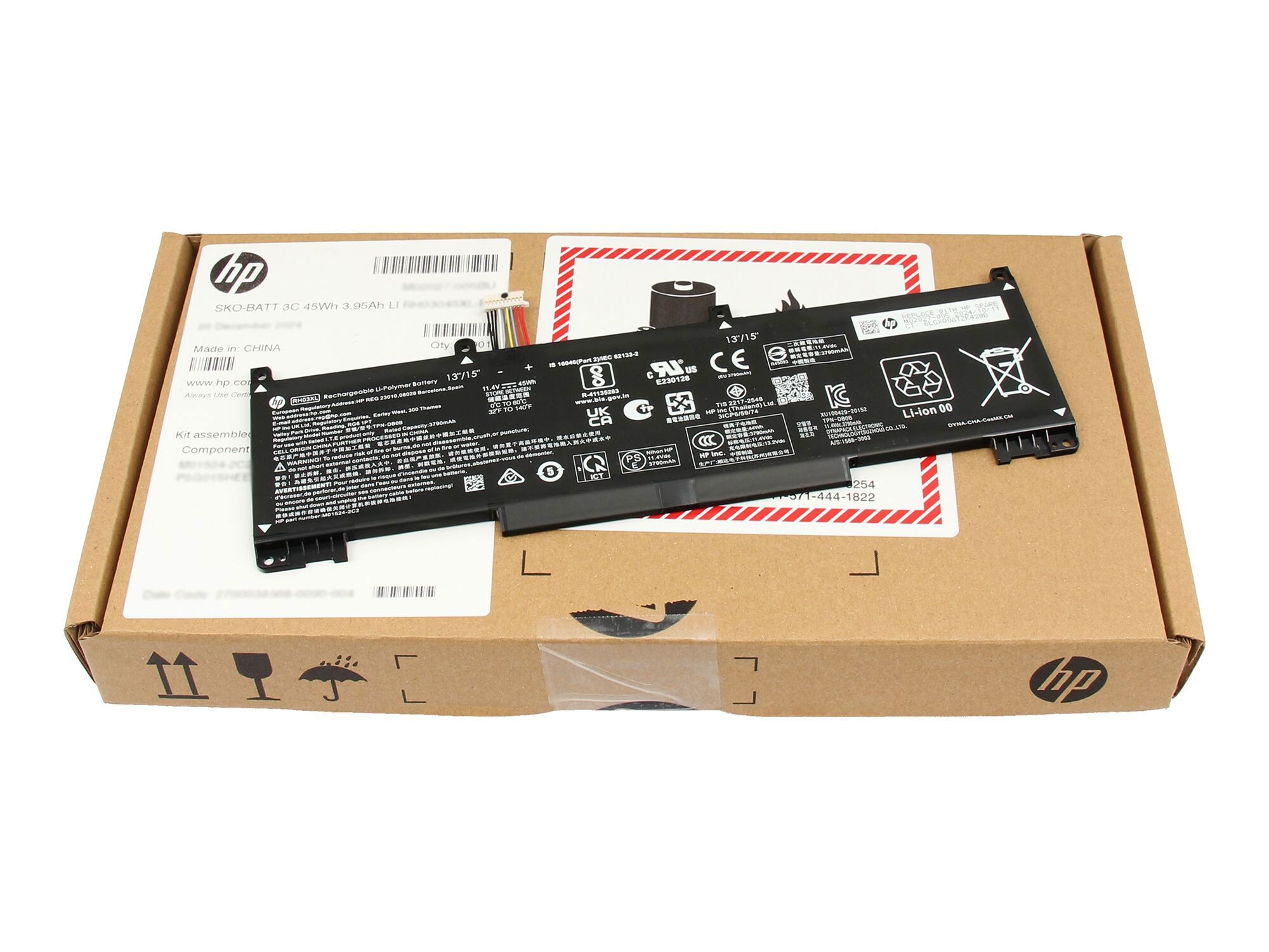 HP ProBook 455 G8 original Batterie 45Wh