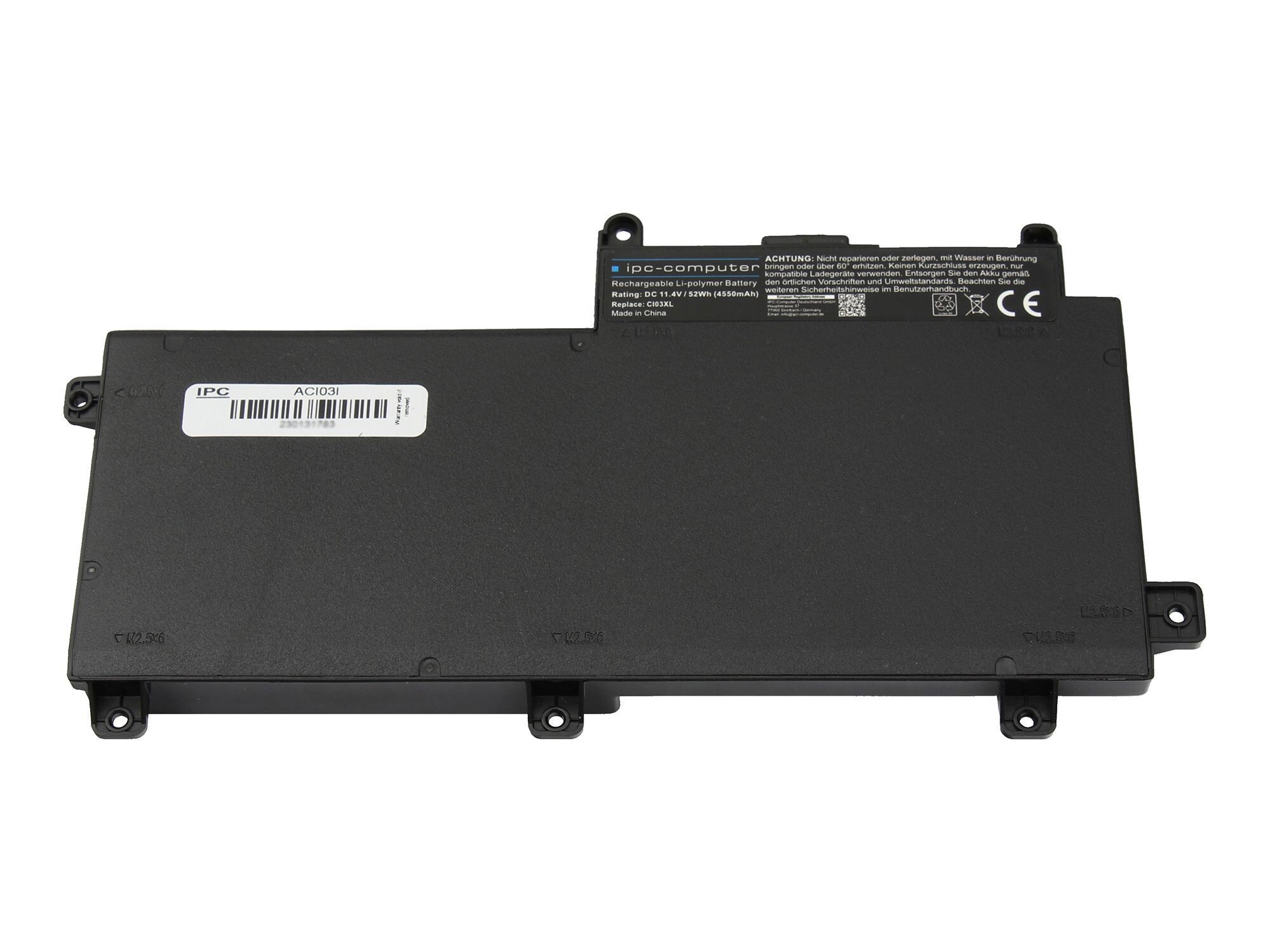 IPC-Computer Batterie 52Wh Nouveau compatible pour HP ProBook 650 G2
