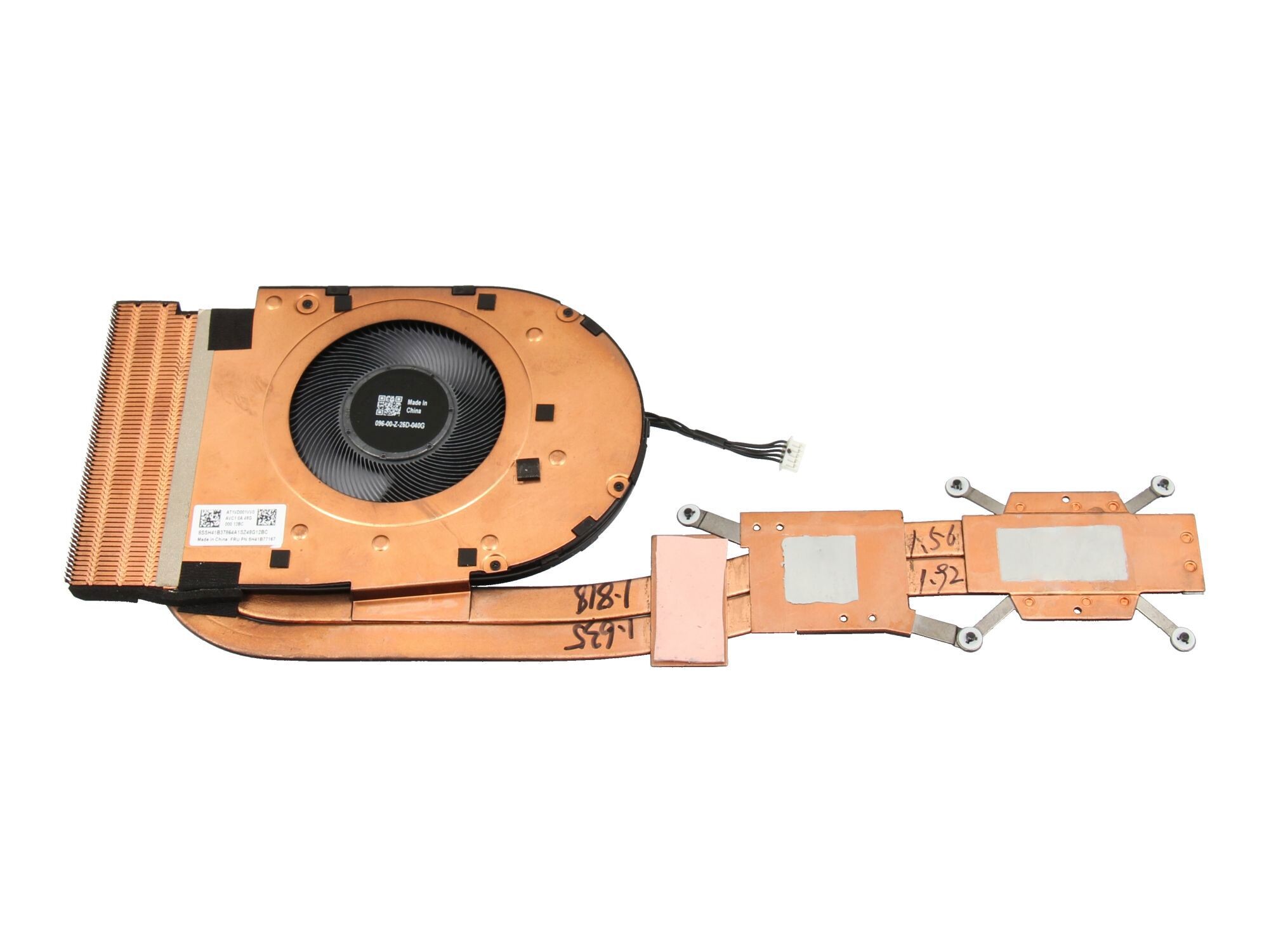 Lenovo ThinkPad P15s Gen 2 (20W6/20W7) original  CPU-Lüfter inkl. Kühler