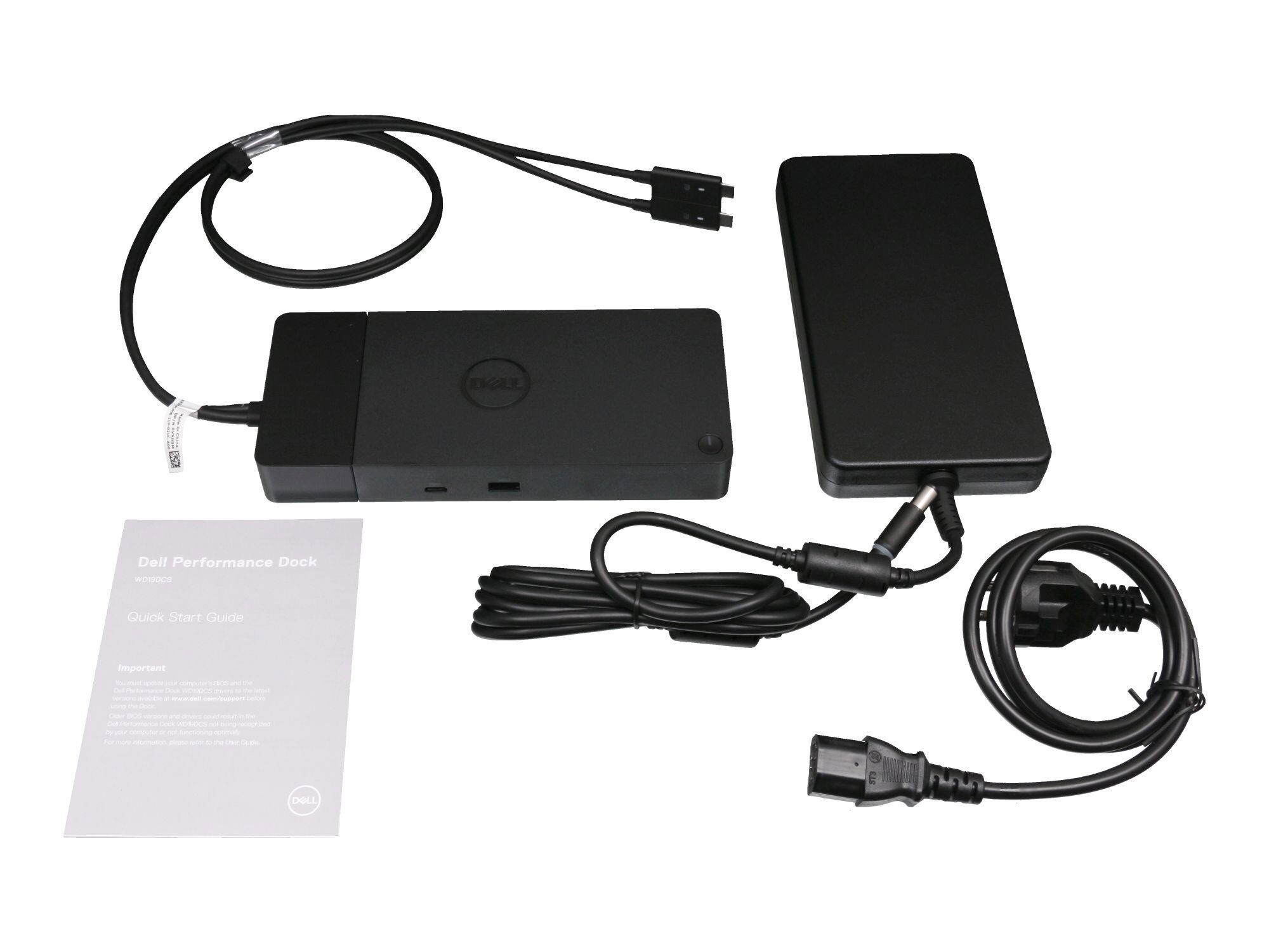 Dell Precision 15 (7530) Original Performance Dock WD19DCS Dual USB-C Docking Station inkl. 240W Netzteil