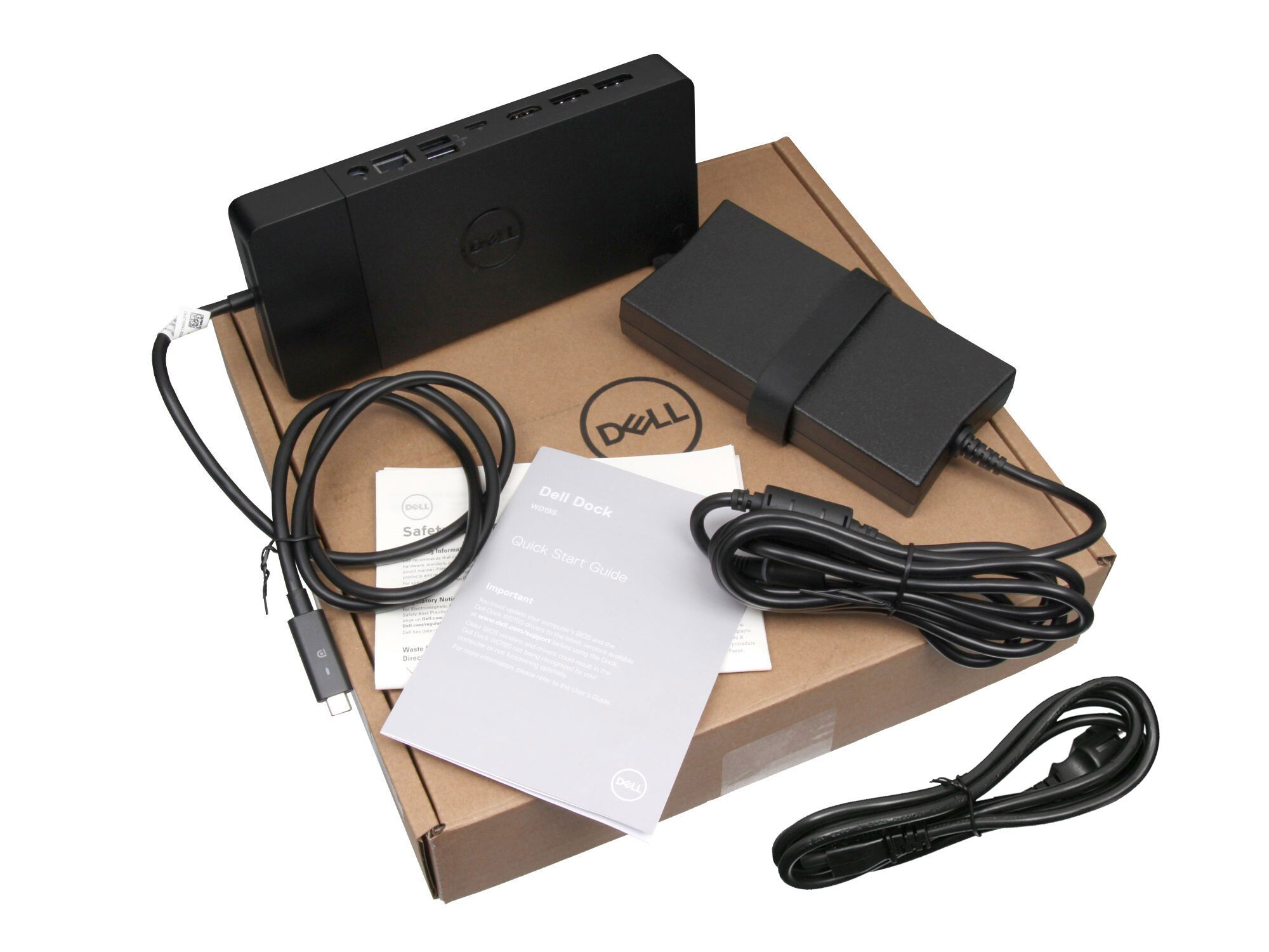 Dell XPS 15 (9570) Original Dockingstation WD19S USB-C 3 Port Replikator inkl. 130W Netzteil