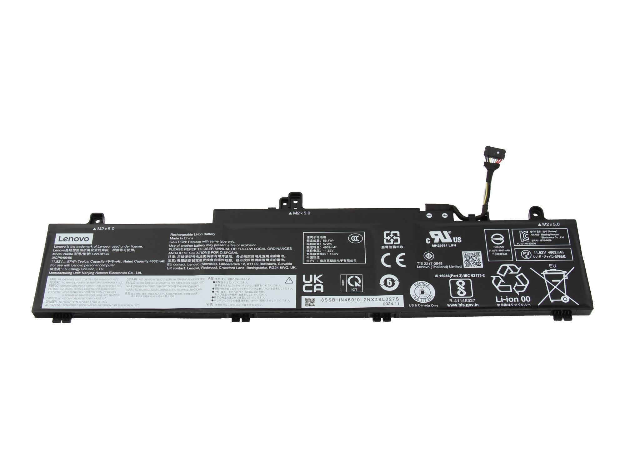 Lenovo Akku für ThinkPad E14 Gen 5 (21JR/21JS) 57Wh