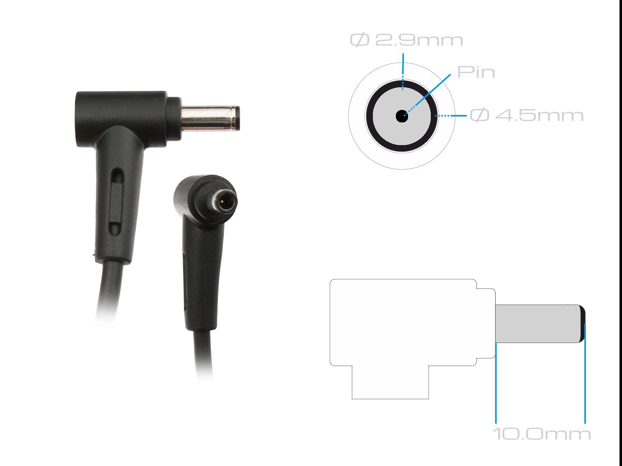 Asus M570DD original chargeur 120 watts bordé