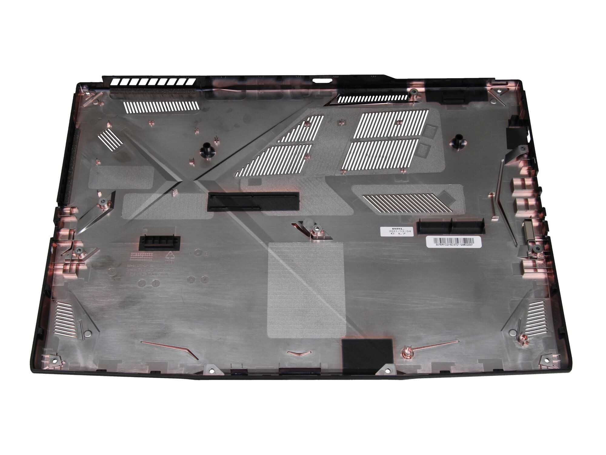 MSI GF63 Thin 11UC (MS-16R6) original Gehäuse Unterseite schwarz - Bild 1 von 4