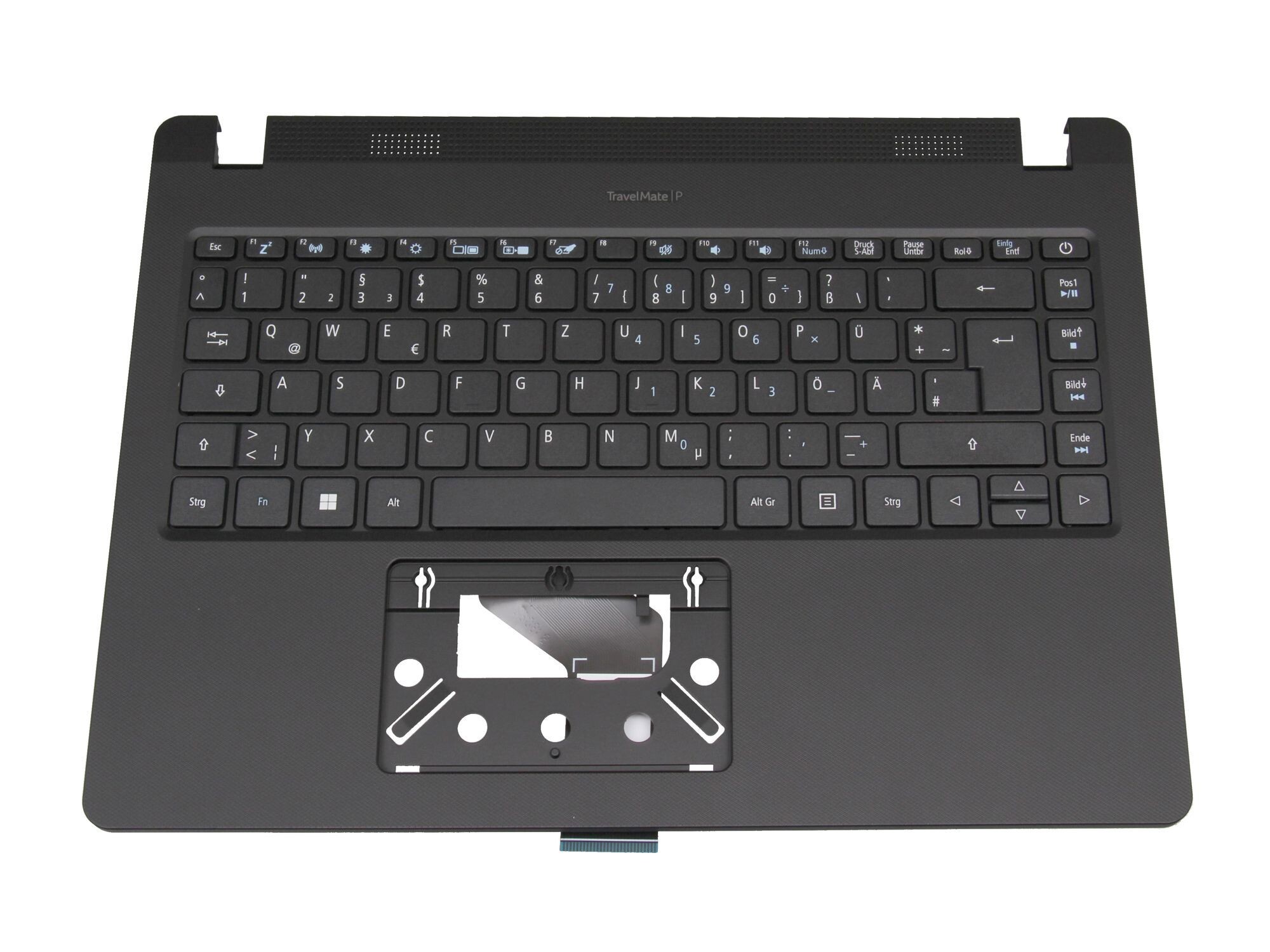 Acer 6B.VPNN7.043 Original Tastatur inkl. Topcase DE (deutsch) schwarz/schwarz