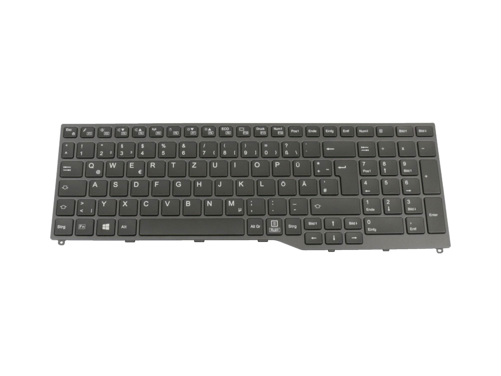Fujitsu LifeBook E558 original Tastatur DE (deutsch) schwarz/grau ohne Backlight