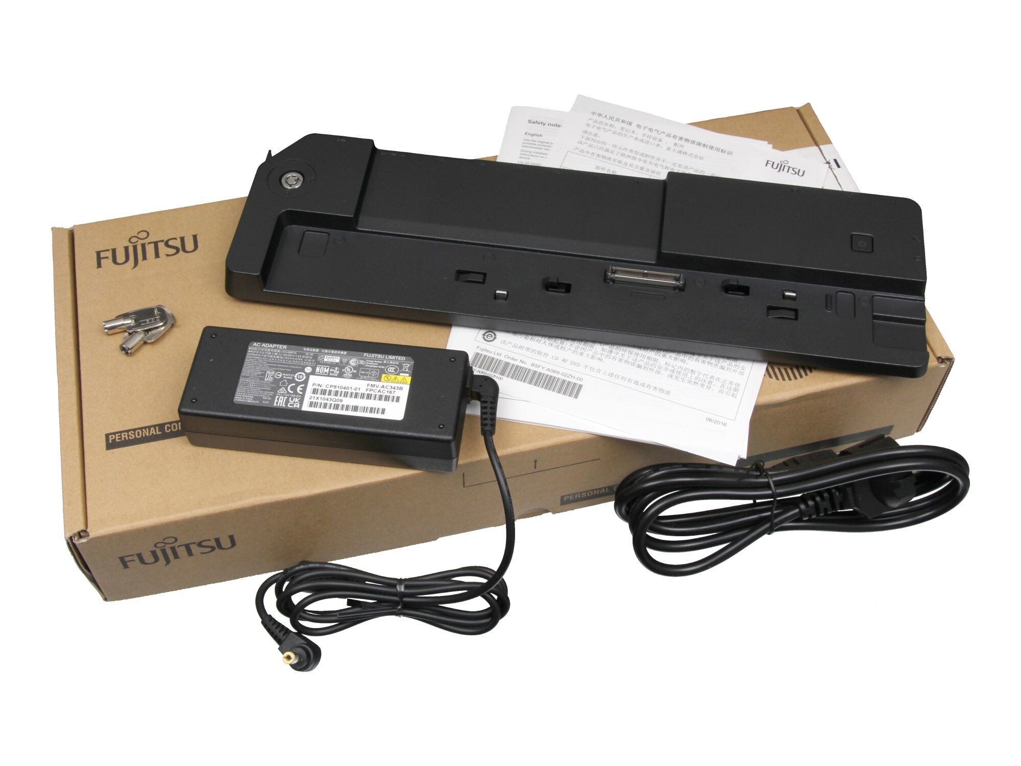 Fujitsu LifeBook E558 Original FPCPR364 Docking Station inkl. 90W Netzteil