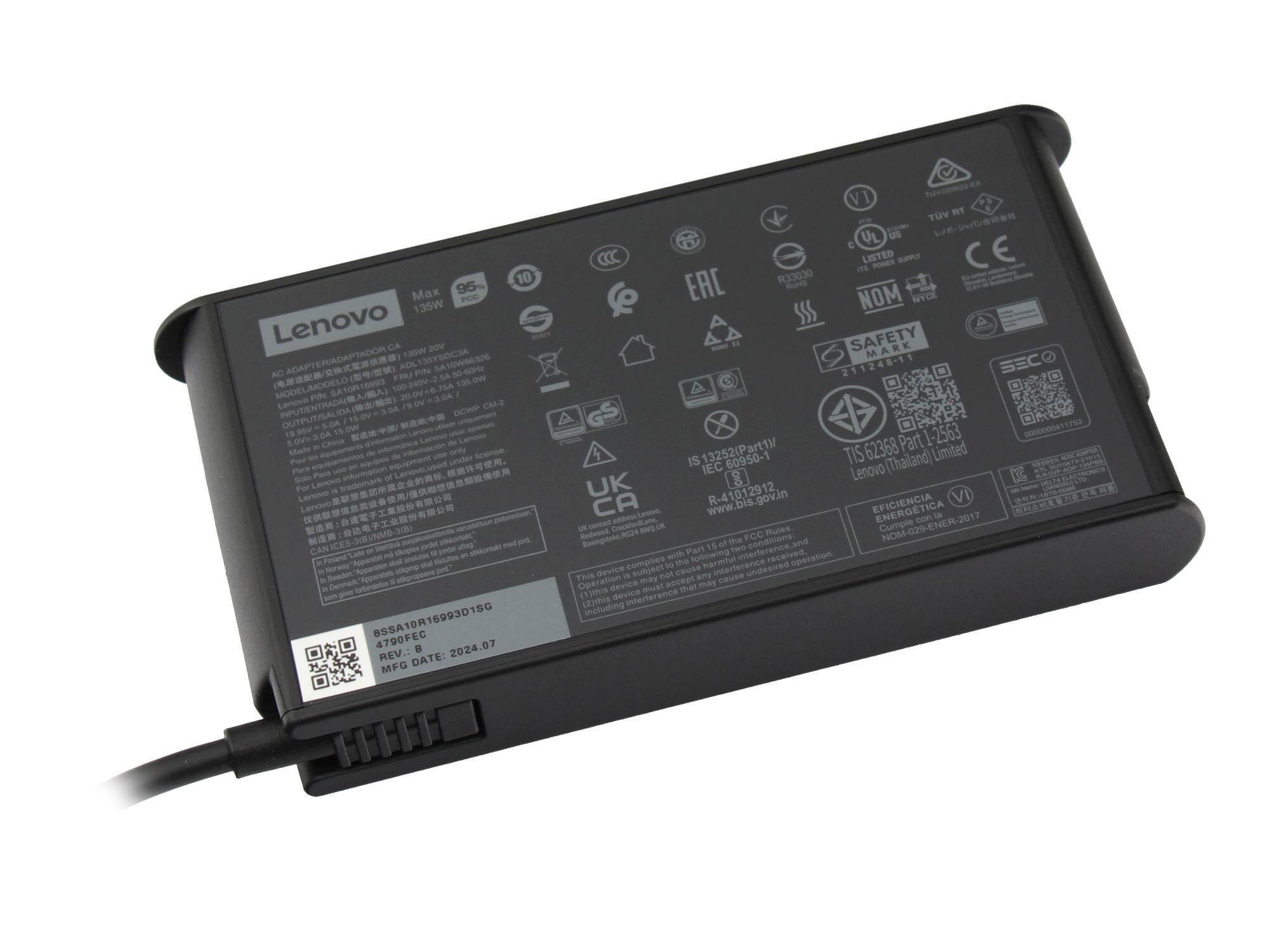 Lenovo USB-C Netzteil für ThinkPad P16s Gen 1 (21BT/21BU) 135,0 Watt