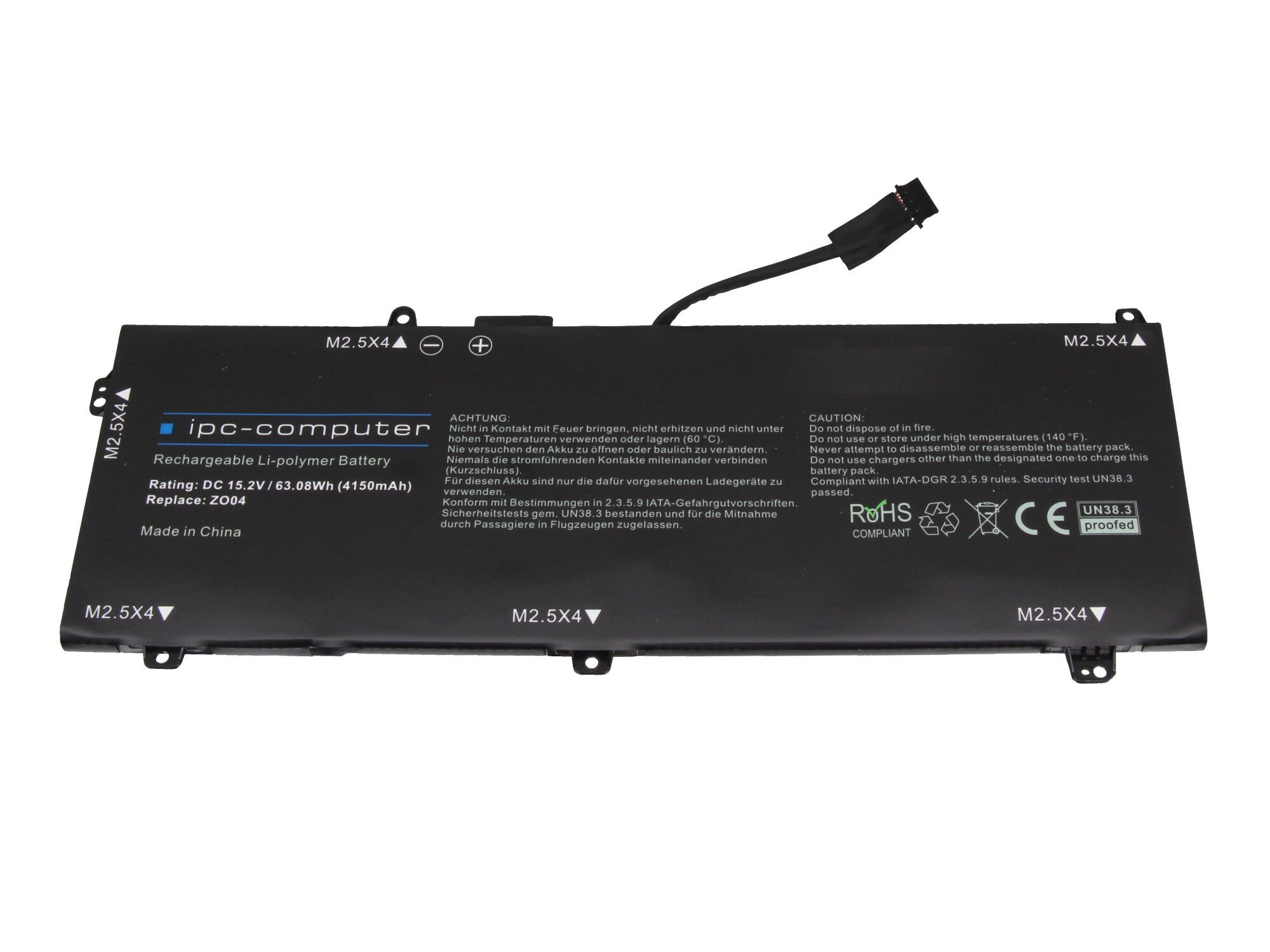 ZL04 Akku 63,08Wh für HP