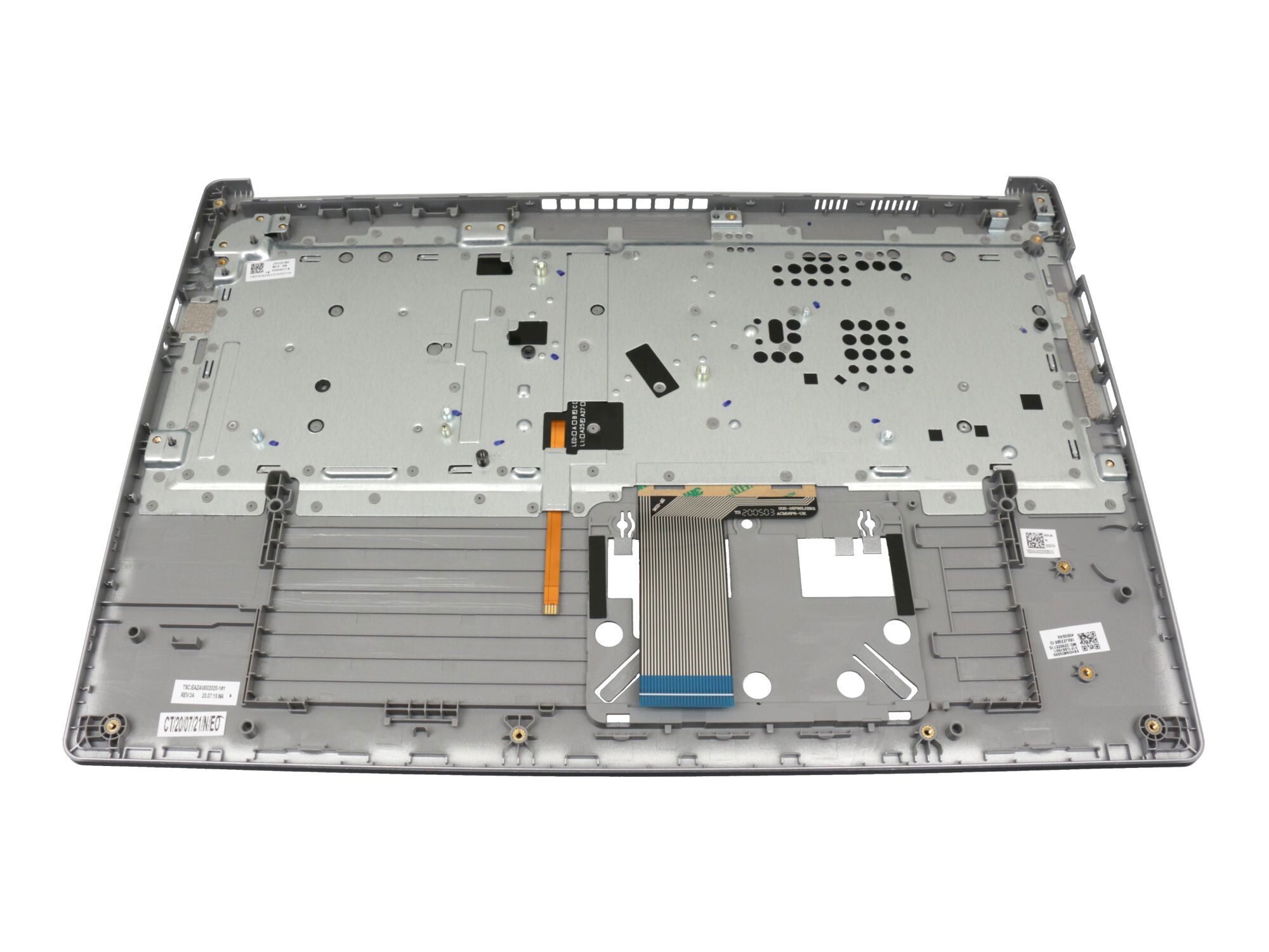 Acer 6B.HDGN7.022 Original Tastatur inkl. Topcase DE (deutsch) schwarz/silber mit Backlight