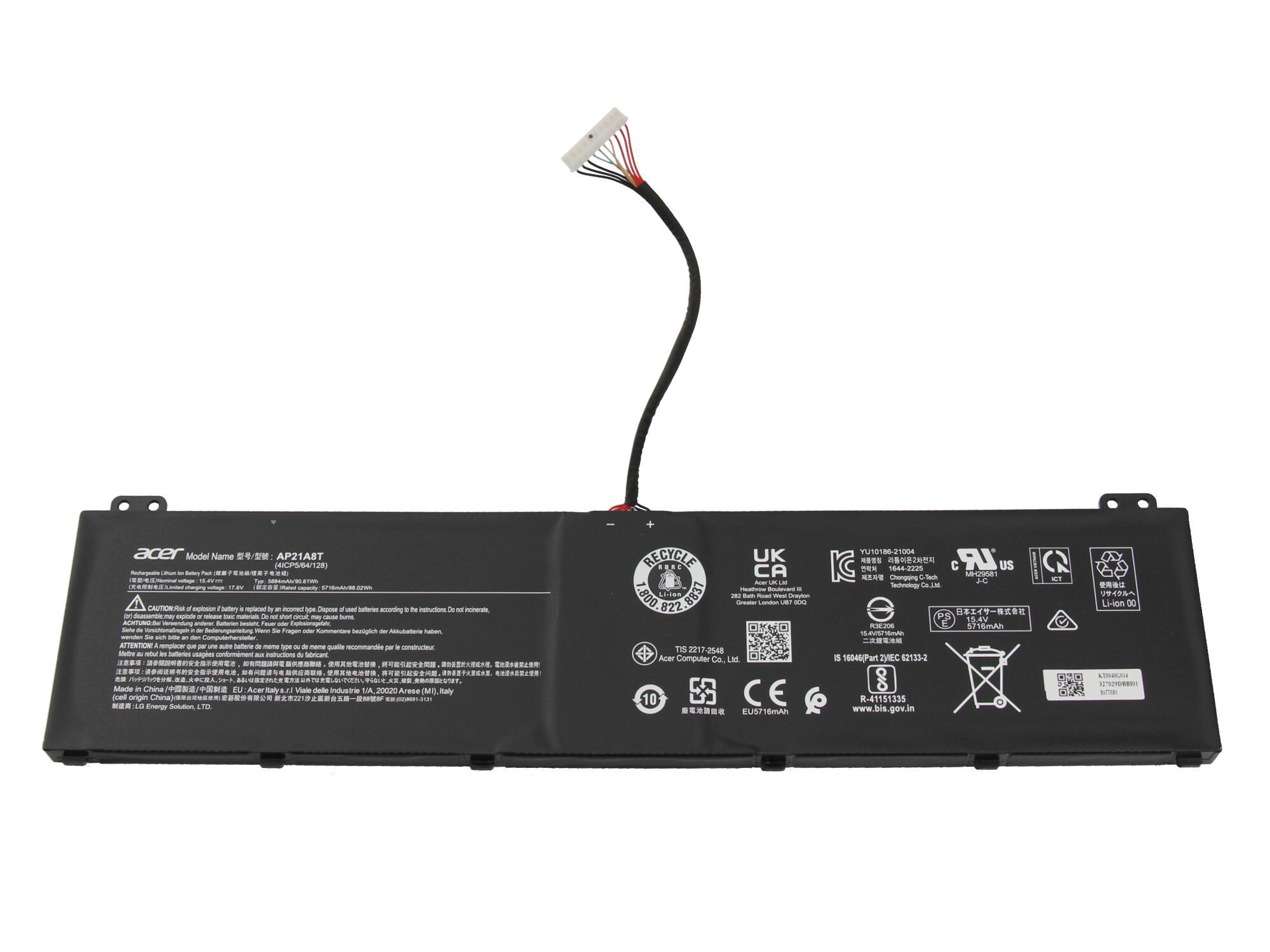 Acer Akku für Nitro 17 (AN17-41) 90,61Wh