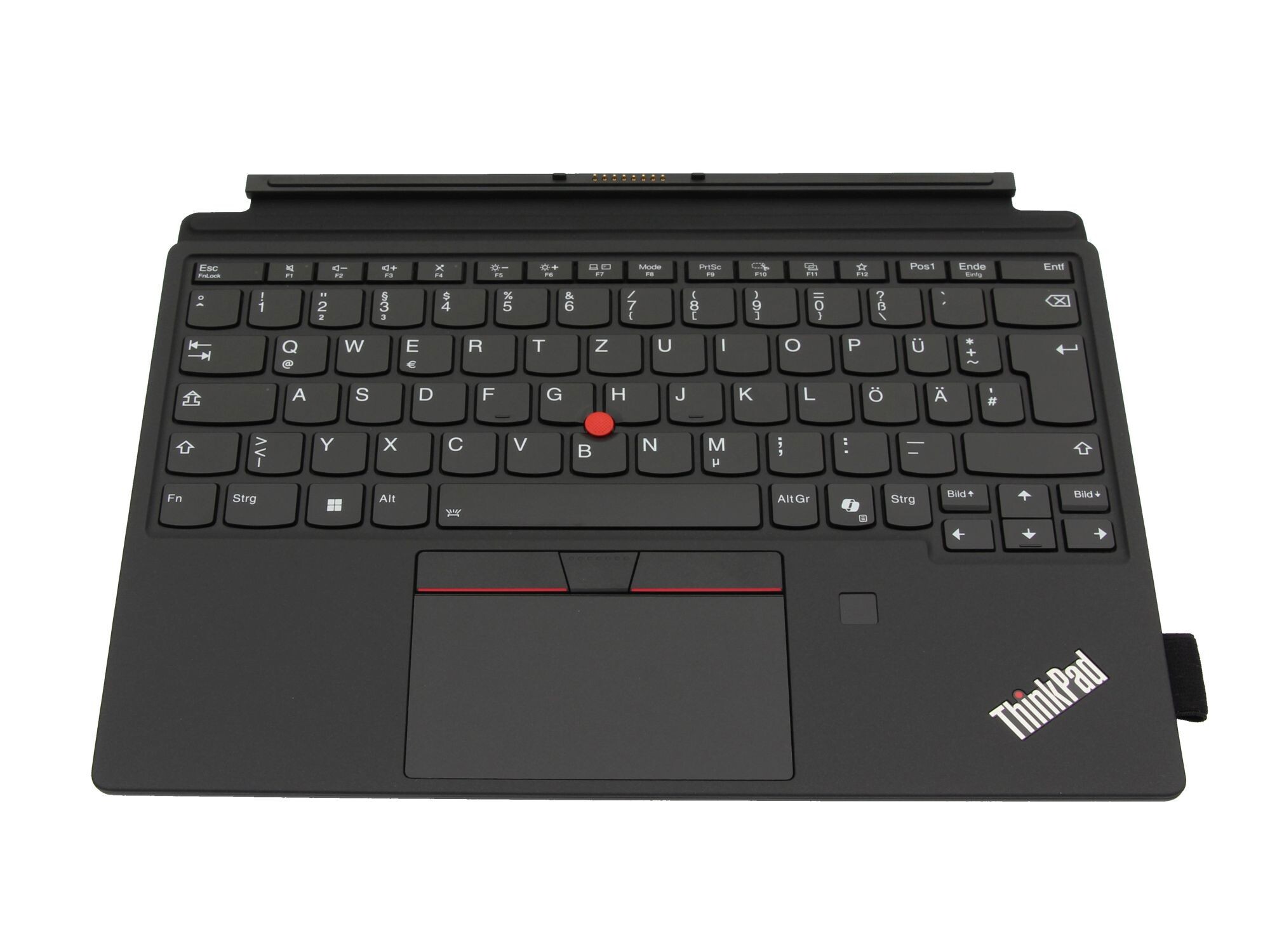 Lenovo ThinkPad X12 Detachable Gen 2 (21LK/21LL) original Tastatur inkl. Topcase DE (deutsch) schwarz/schwarz mit Backlight und Mouse-Stick
