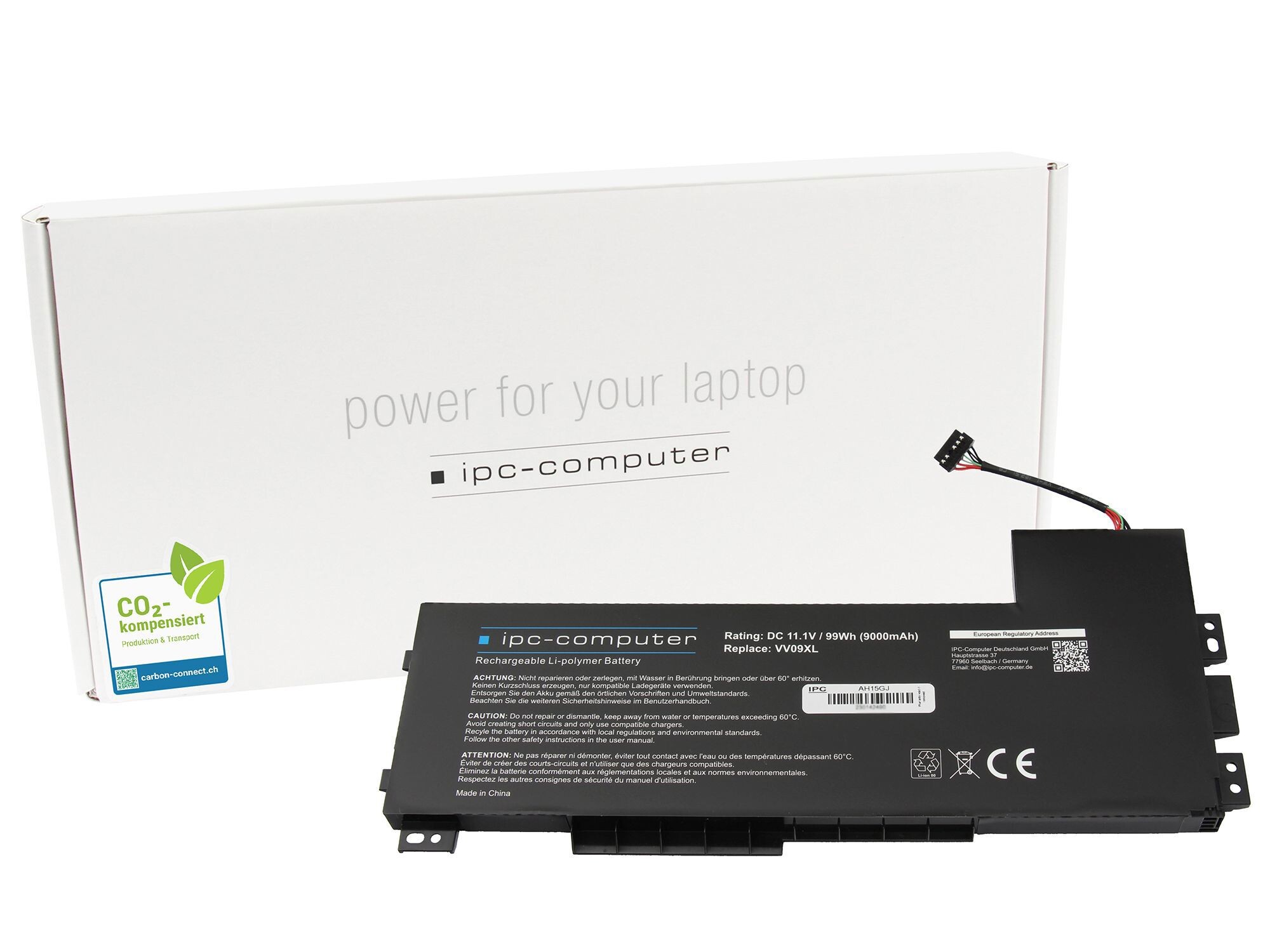 808398-2C2 Akku 99Wh für HP