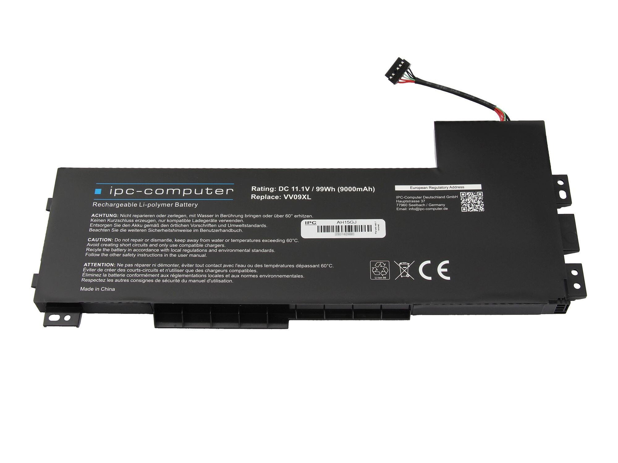 808398-2C2 Akku 99Wh für HP